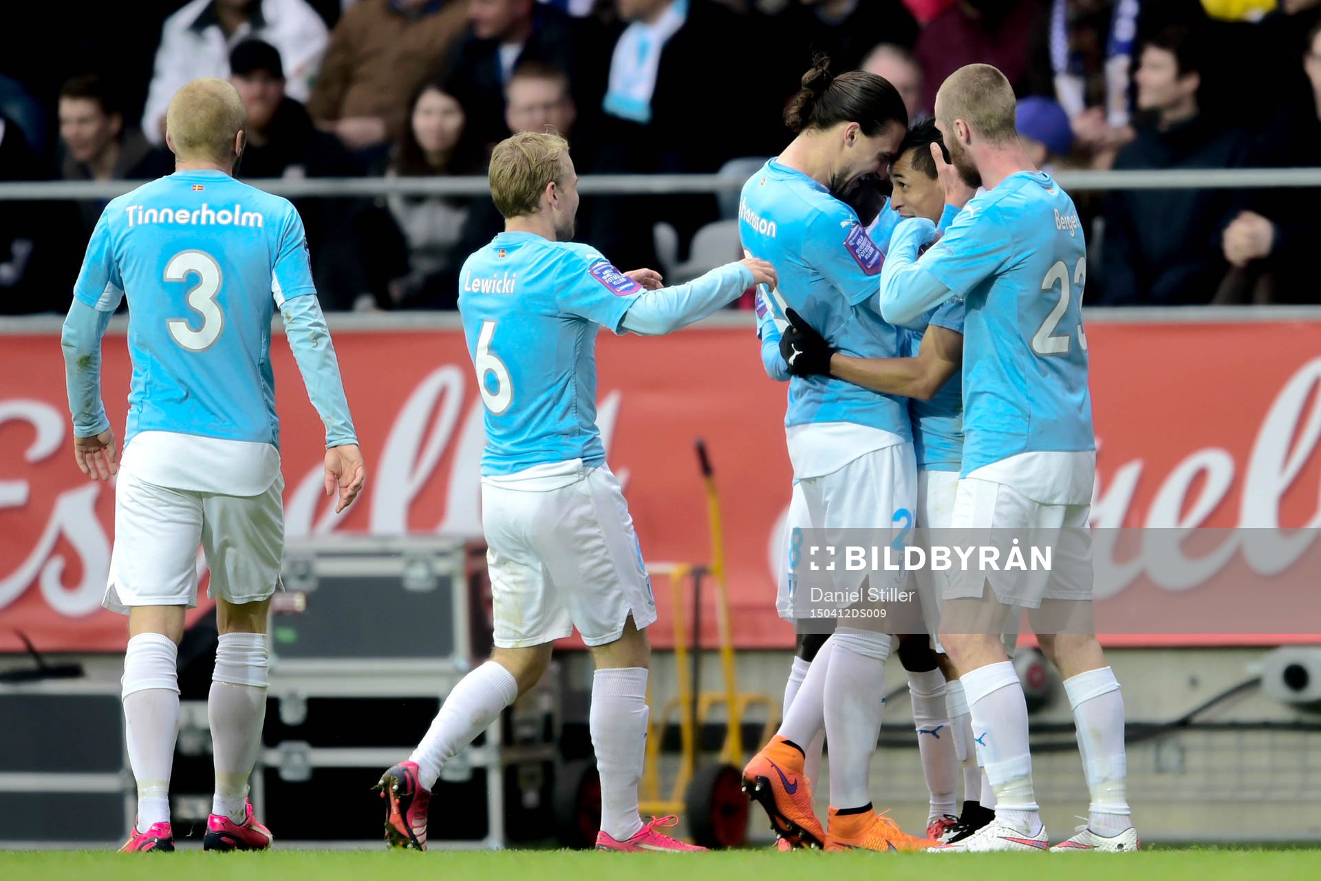 Malmö FFs Victor Yoshimar Yotun Flores jublar