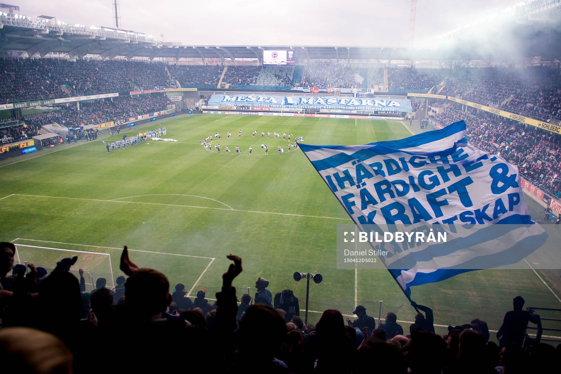 Gamla Ullevi innan fotbollsmatchen i Allsvenskan mellan IFK