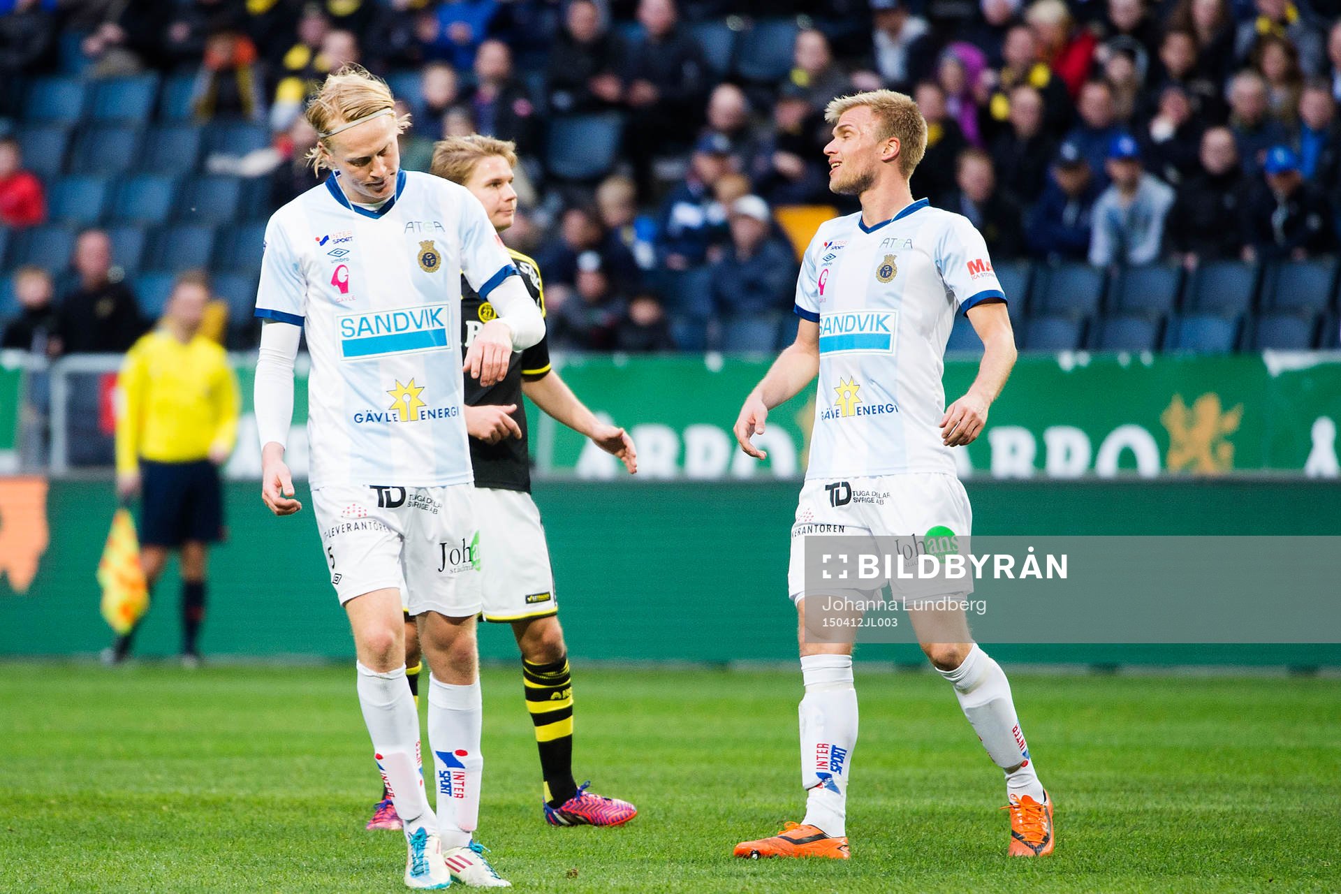 Gefles Jacob Ericsson och Robin Nilsson deppar