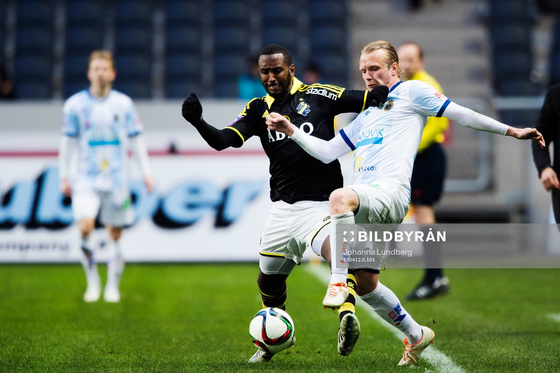 under fotbollsmatchen i Allsvenskan mellan AIK och Gefle