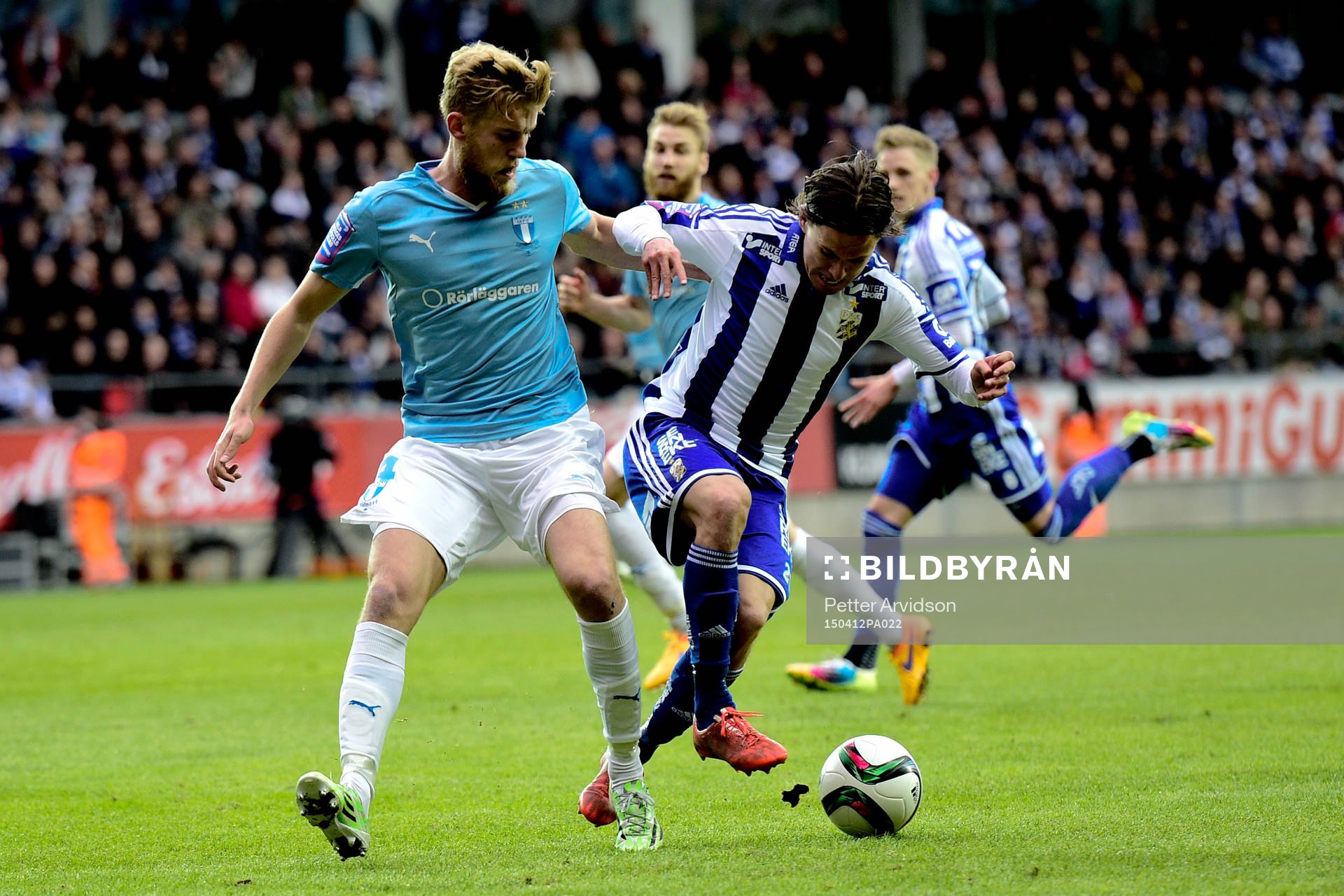 Malmö FFs Filip Helander och IFK Göteborgs Lasse Vibe