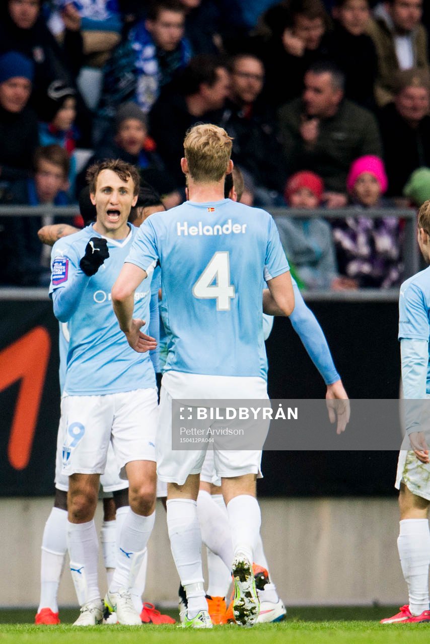 Malmö FFs Magnus Wolff Eikrem jublar