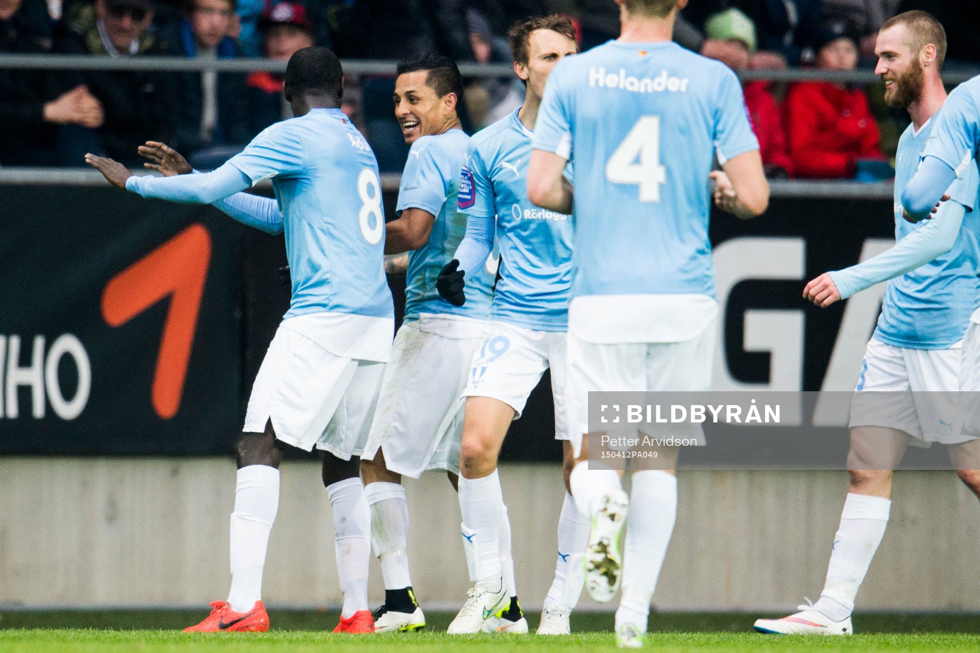 Malmö FFs Victor Yoshimar Yotun Flores och Enock Kofi Adu