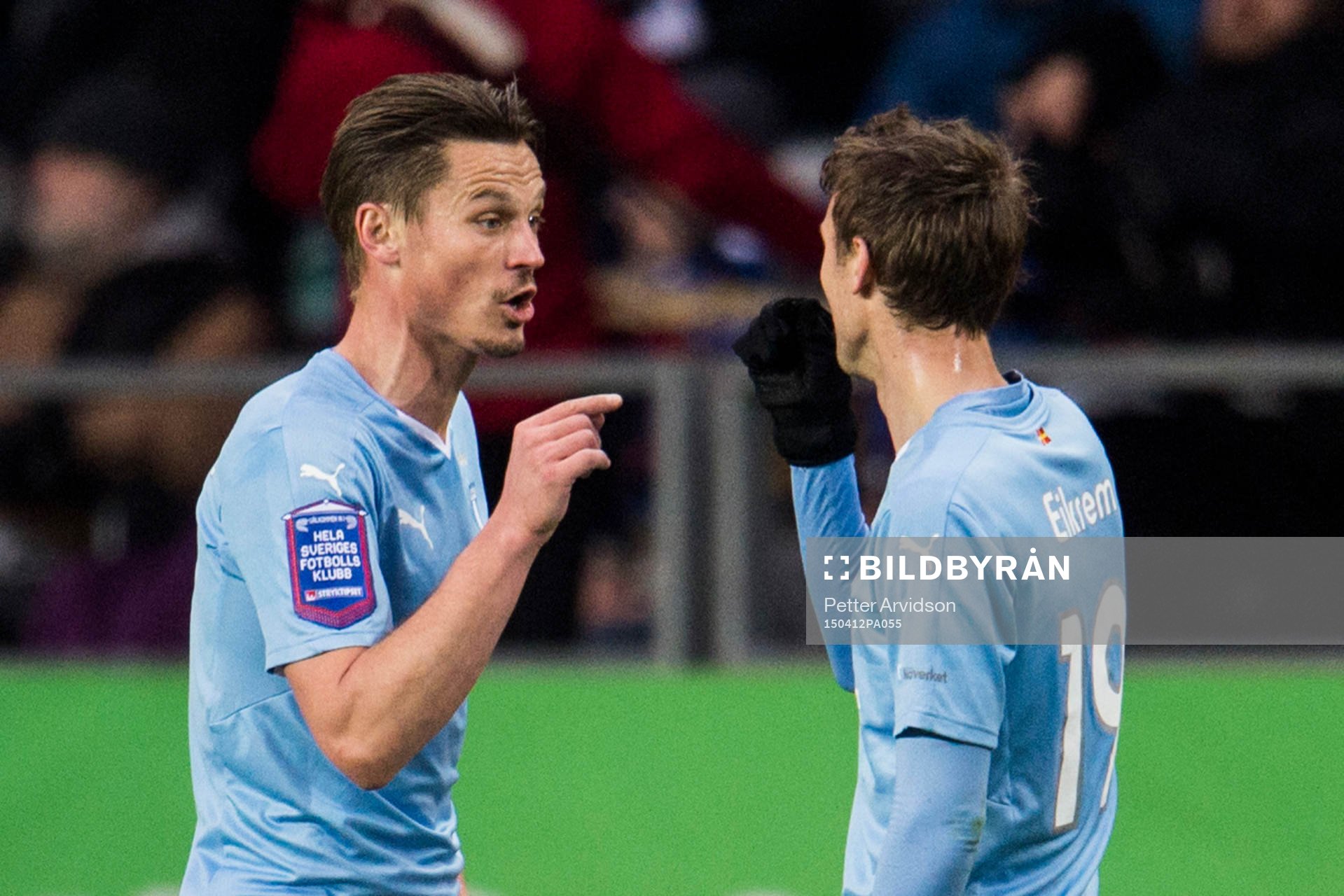 Malmö FFs Markus Rosenberg i ordväxling med Magnus Wolff