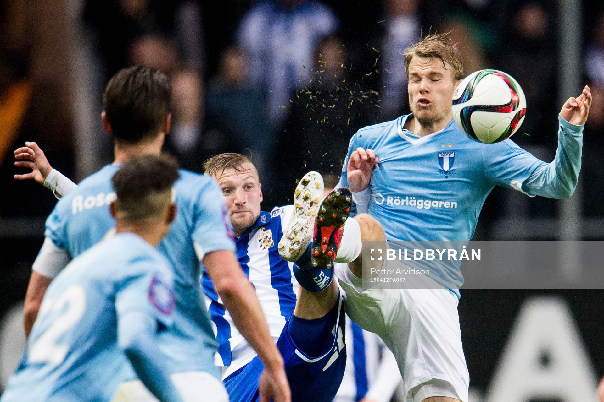 IFK Göteborgs Sebastian Eriksson och Malmö FFs Oscar