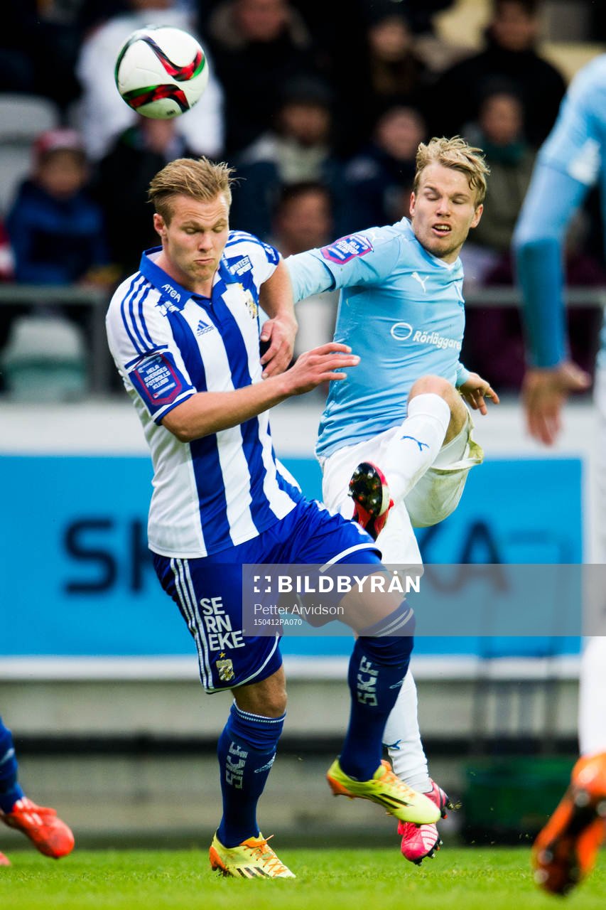 IFK Göteborgs Gustav Engvall och Malmö FFs Oscar Lewicki