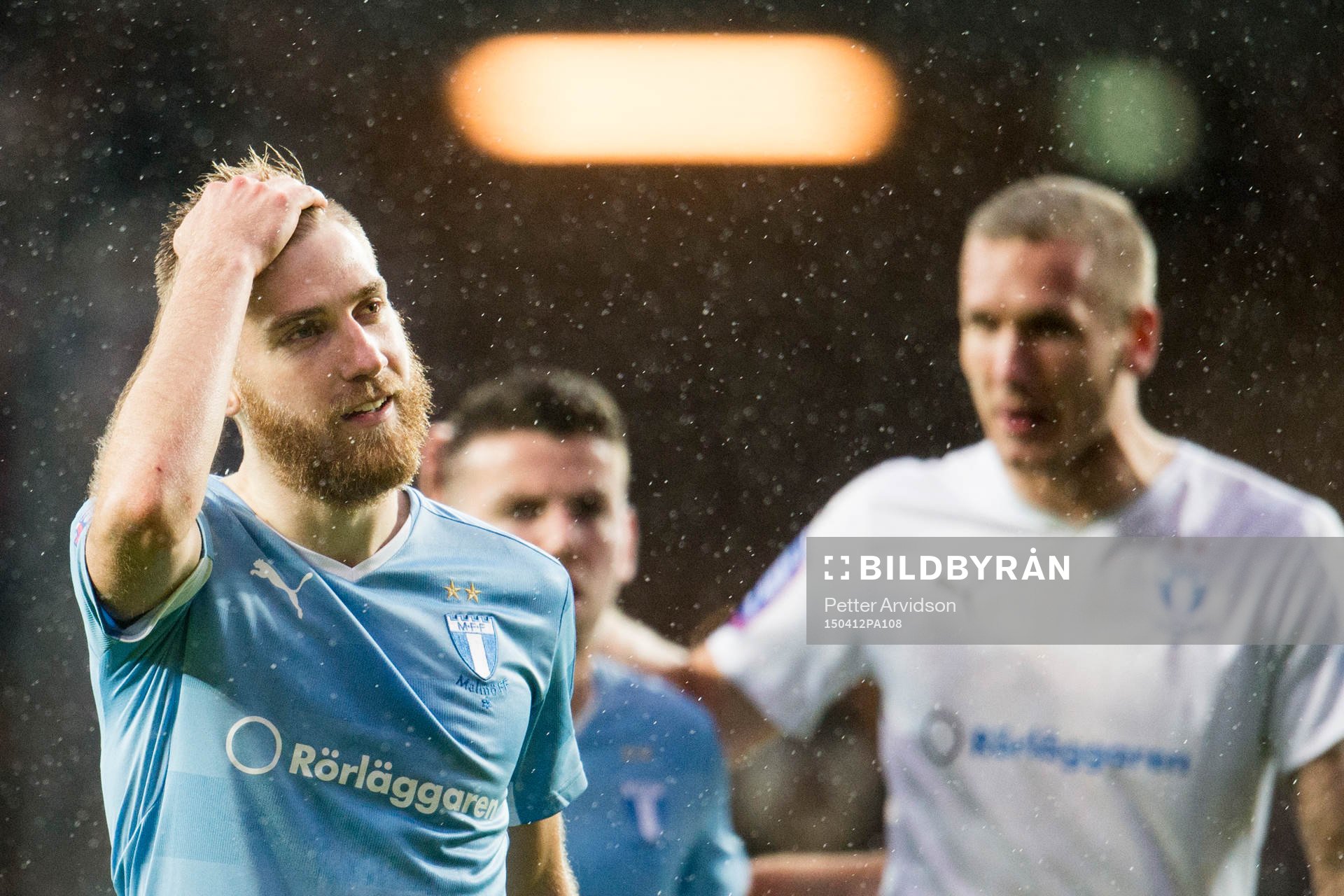 Malmö FFs Rasmus Bengtsson efter fotbollsmatchen i Allsvenskan mellan IFK Göteborg och Malmö FF den 12 april 2015 i Göteborg.