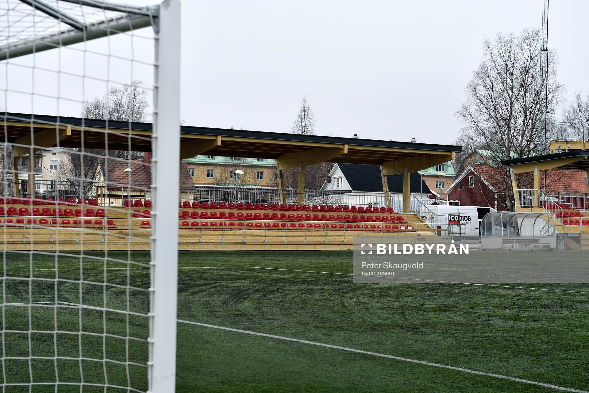 Nybyggda läktare på LF Arena