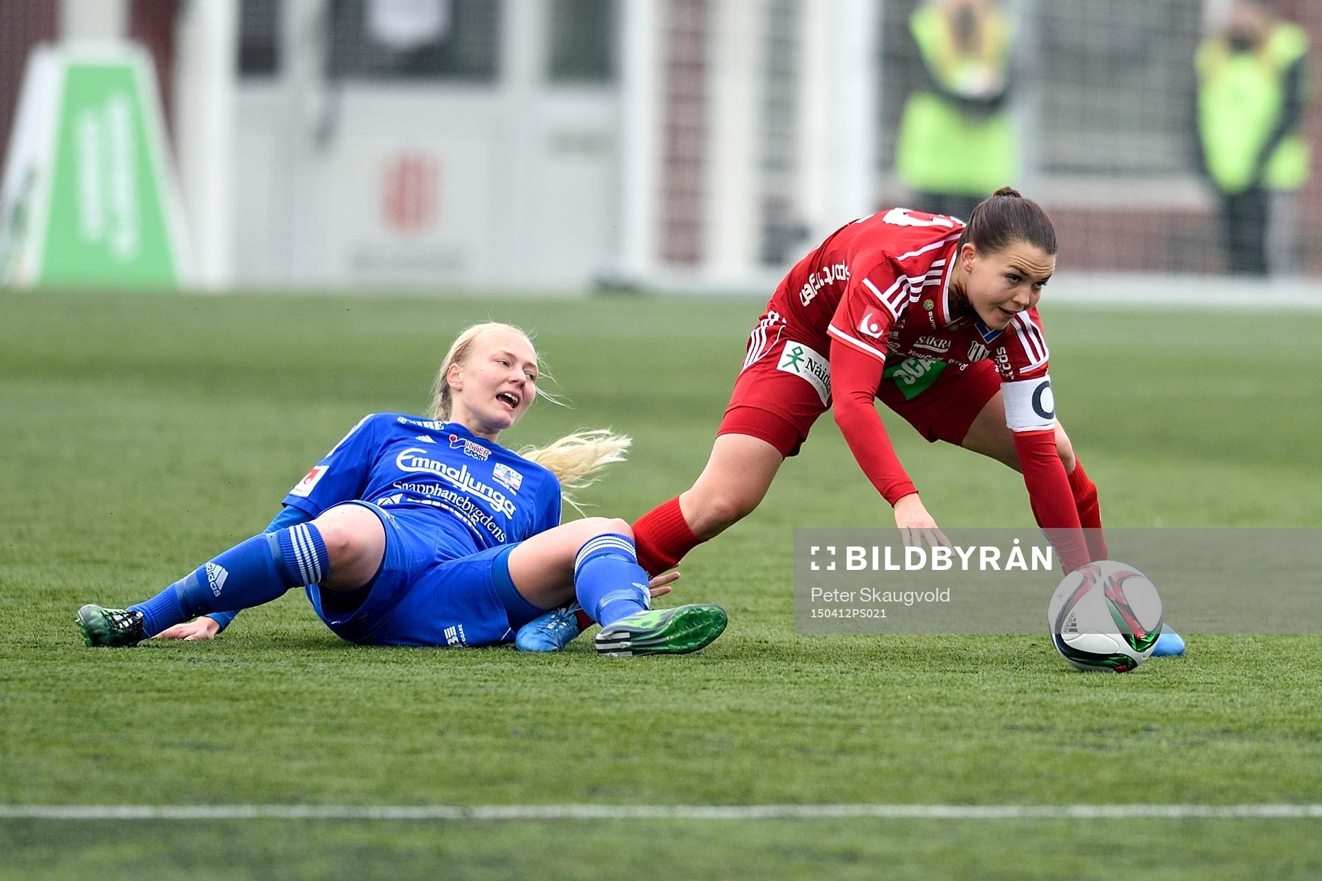 s Alexandra Benediktsson och Piteå:s Emilia Appelqvist