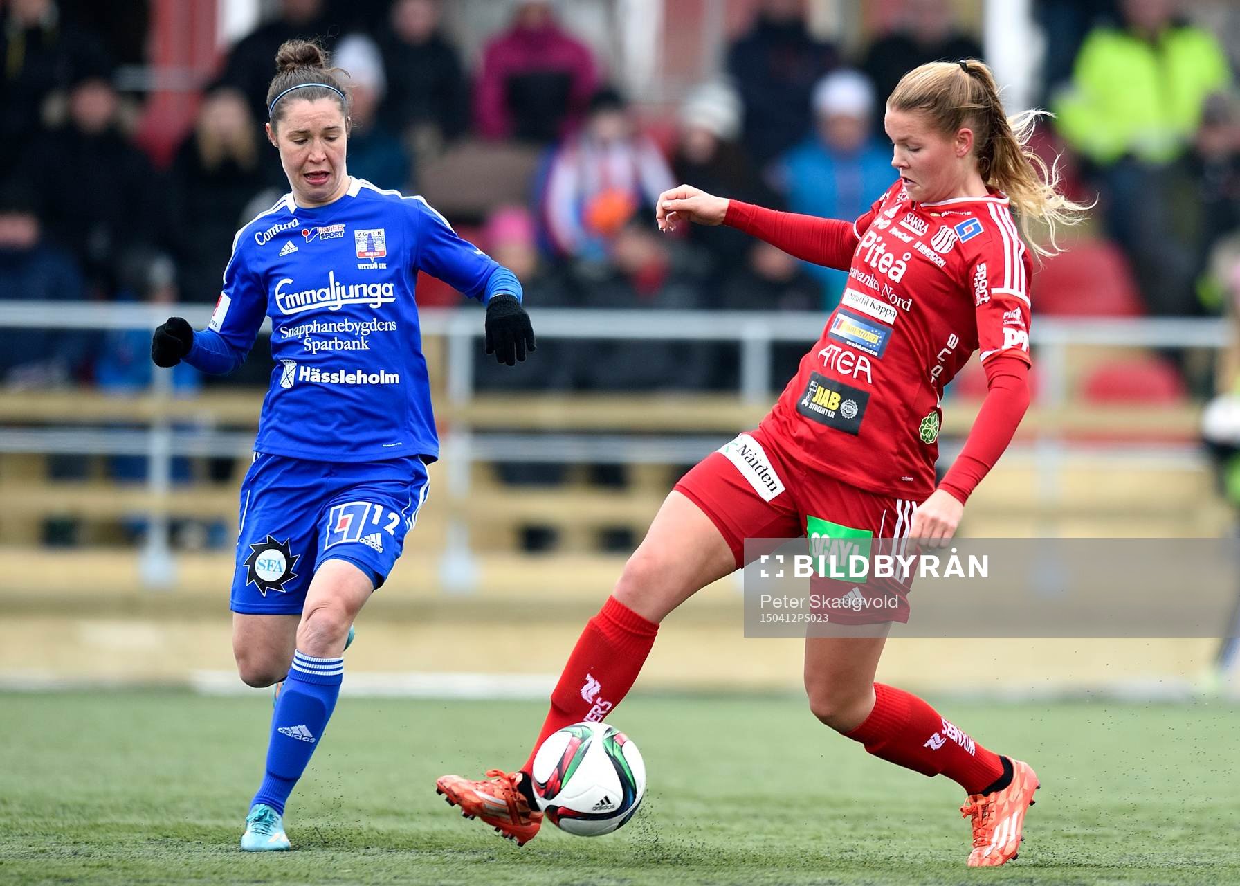 s Jane Ross och Piteå:s Nina Jakobsson