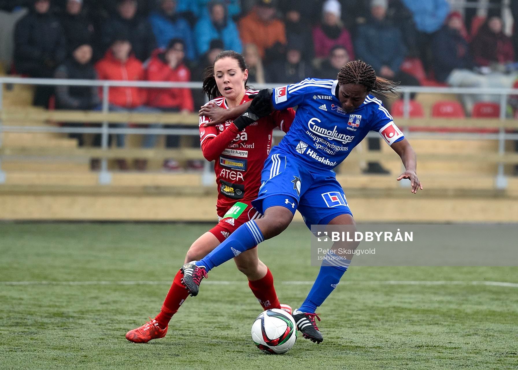s Elin Johansson i kamp Vittsjö:s Ifeoma Dieke