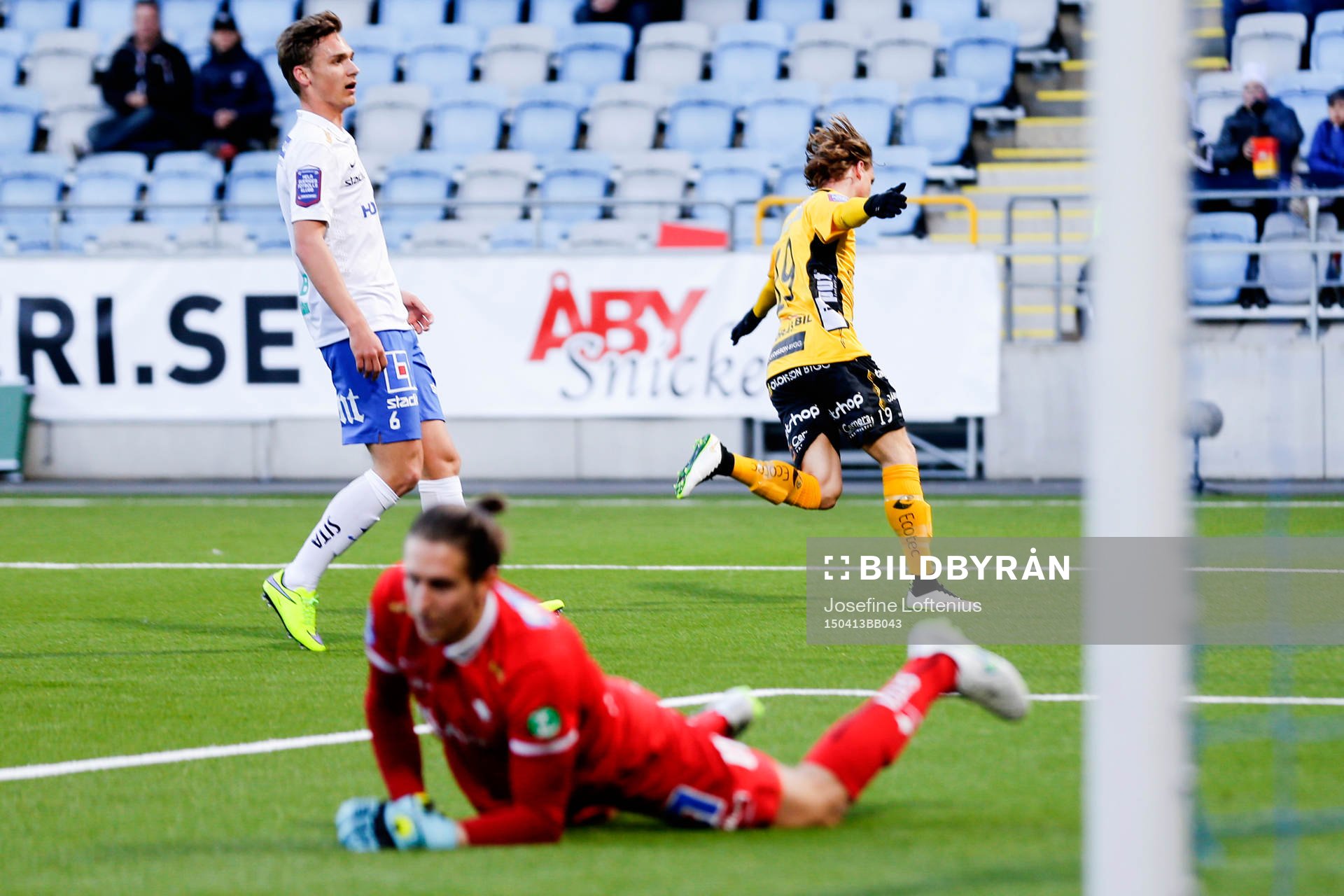 Elfsborgs Simon Hedlund jublar