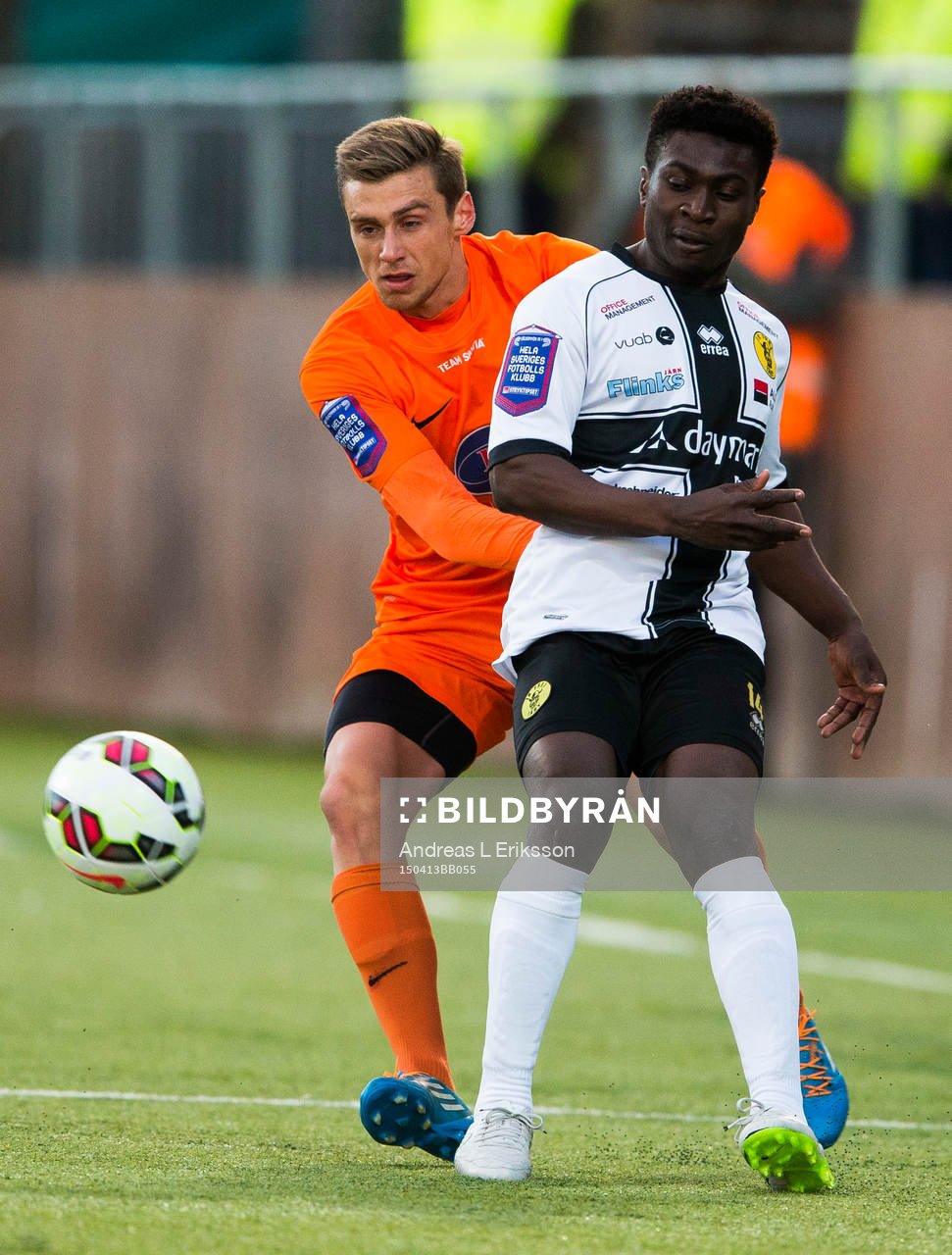 Athletics Filip Rogic och Frej Täbys Dominic Oduro