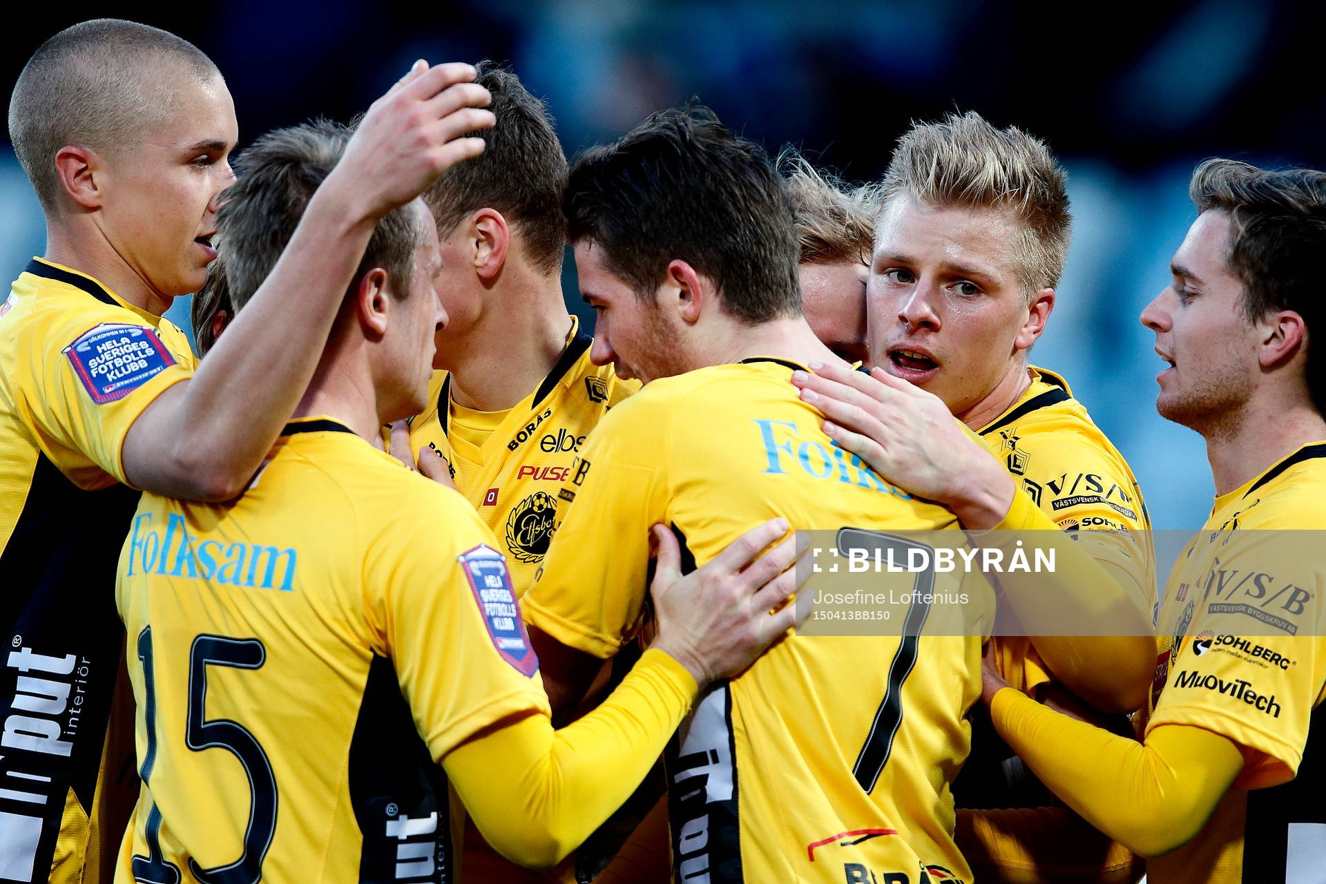 Elfsborgs spelare jublar