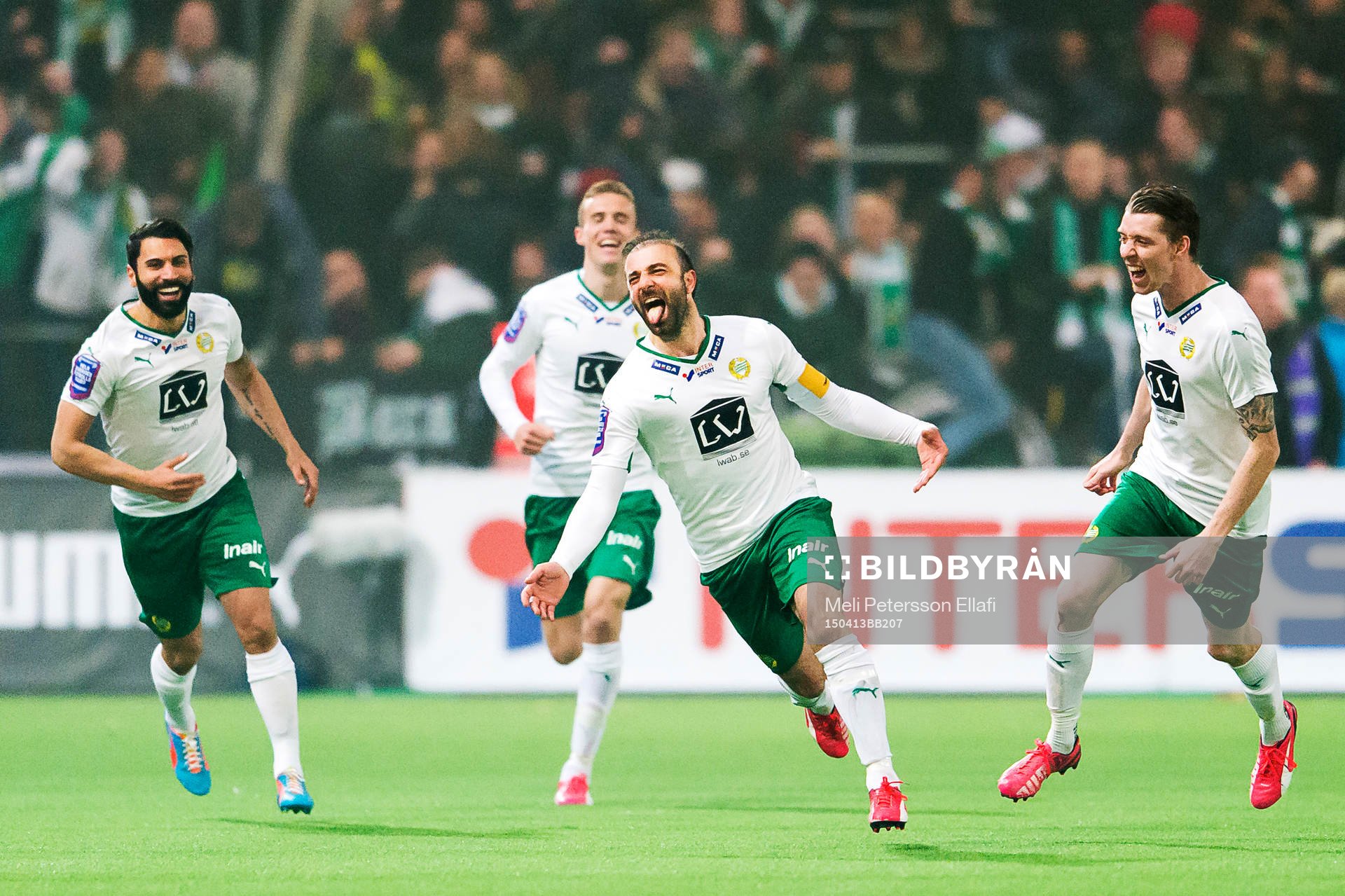 Hammarbys Kennedy Bakircioglu jublar