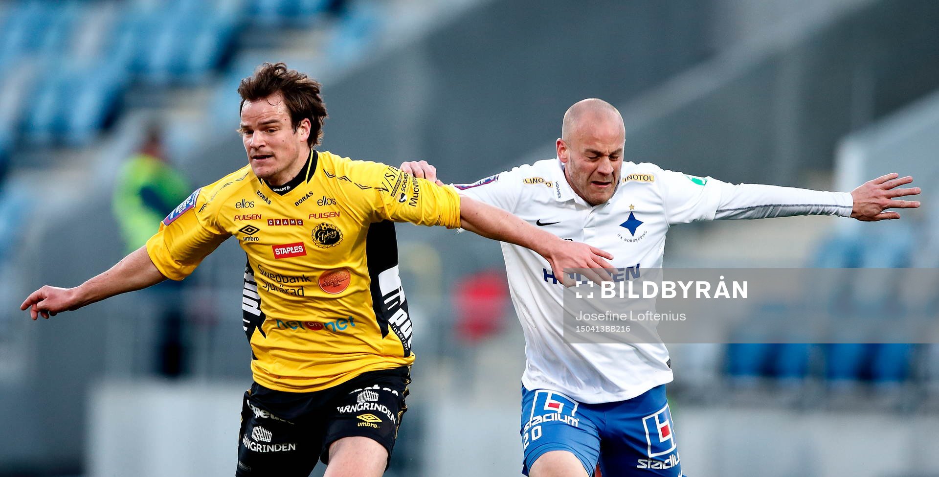 Elfsborgs Henning Hauger och Norrköpings Daniel Sjölund
