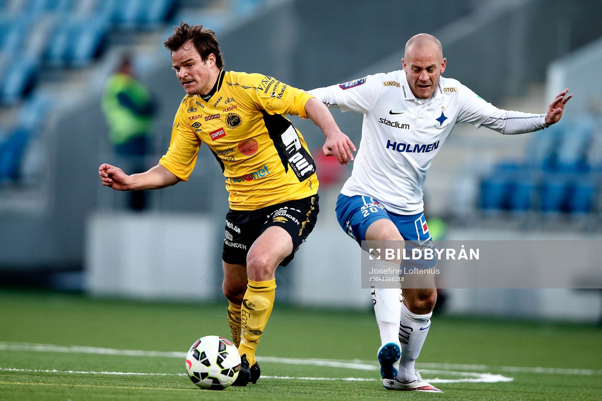 Elfsborgs Henning Hauger och Norrköpings Daniel Sjölund