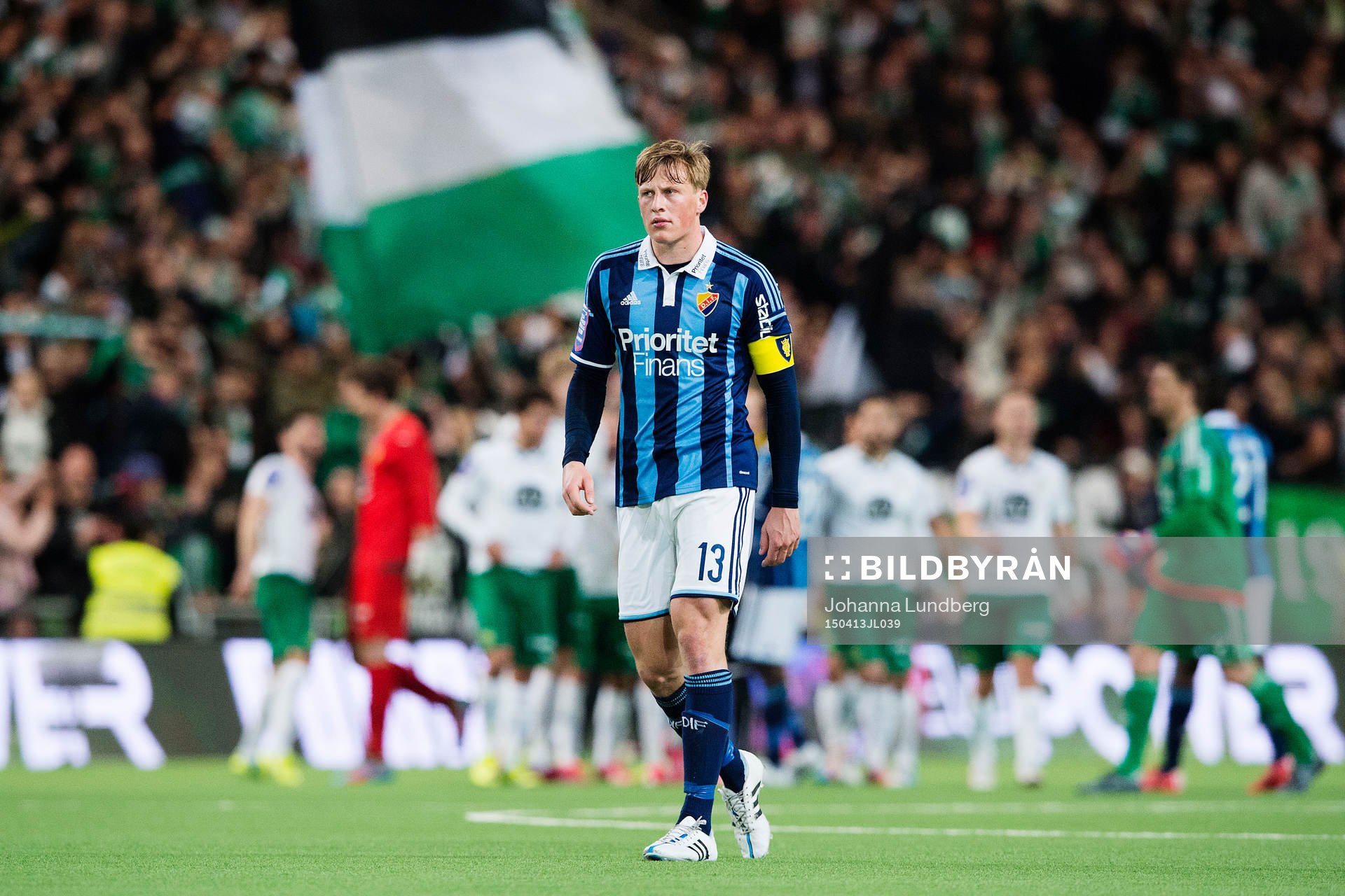 Djurgårdens Emil Bergström deppar