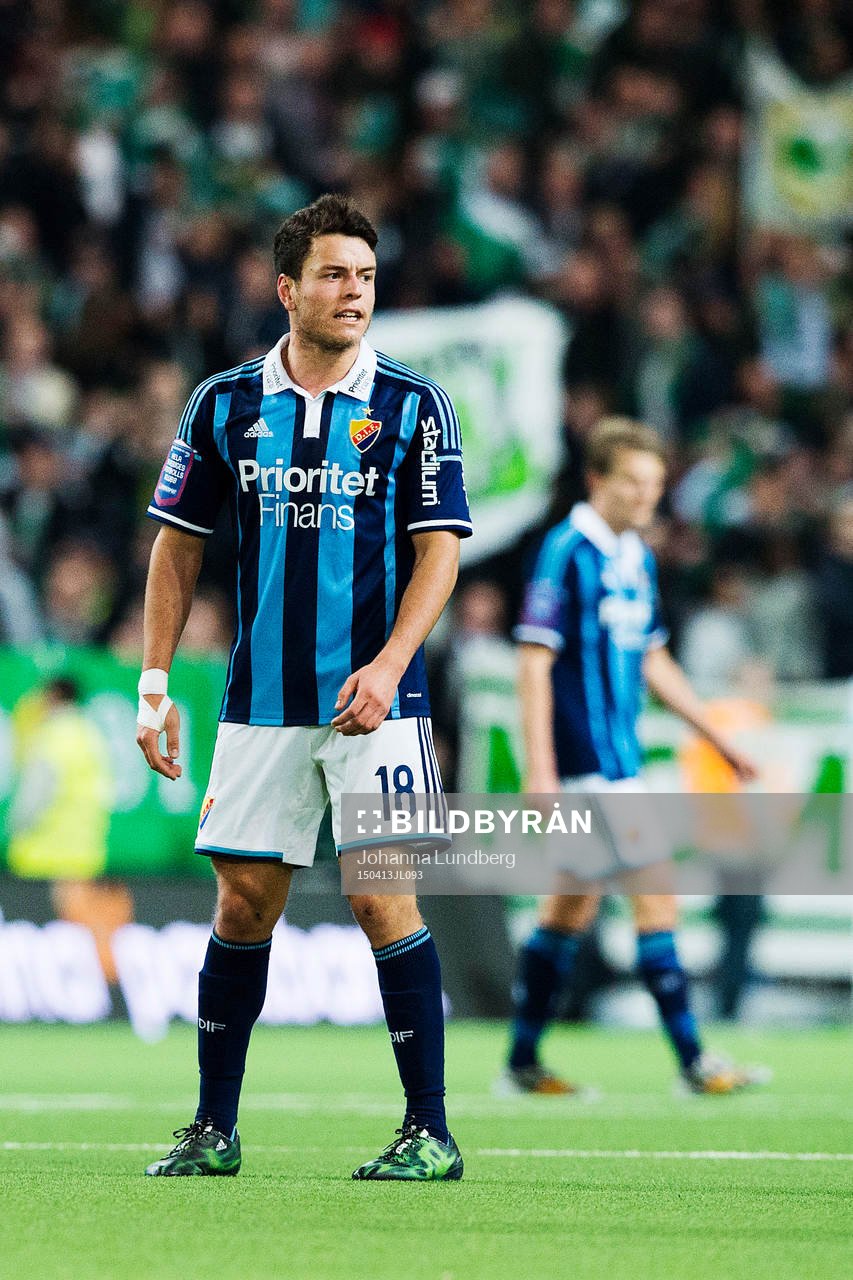 Djurgårdens Kerim Mrabti deppar