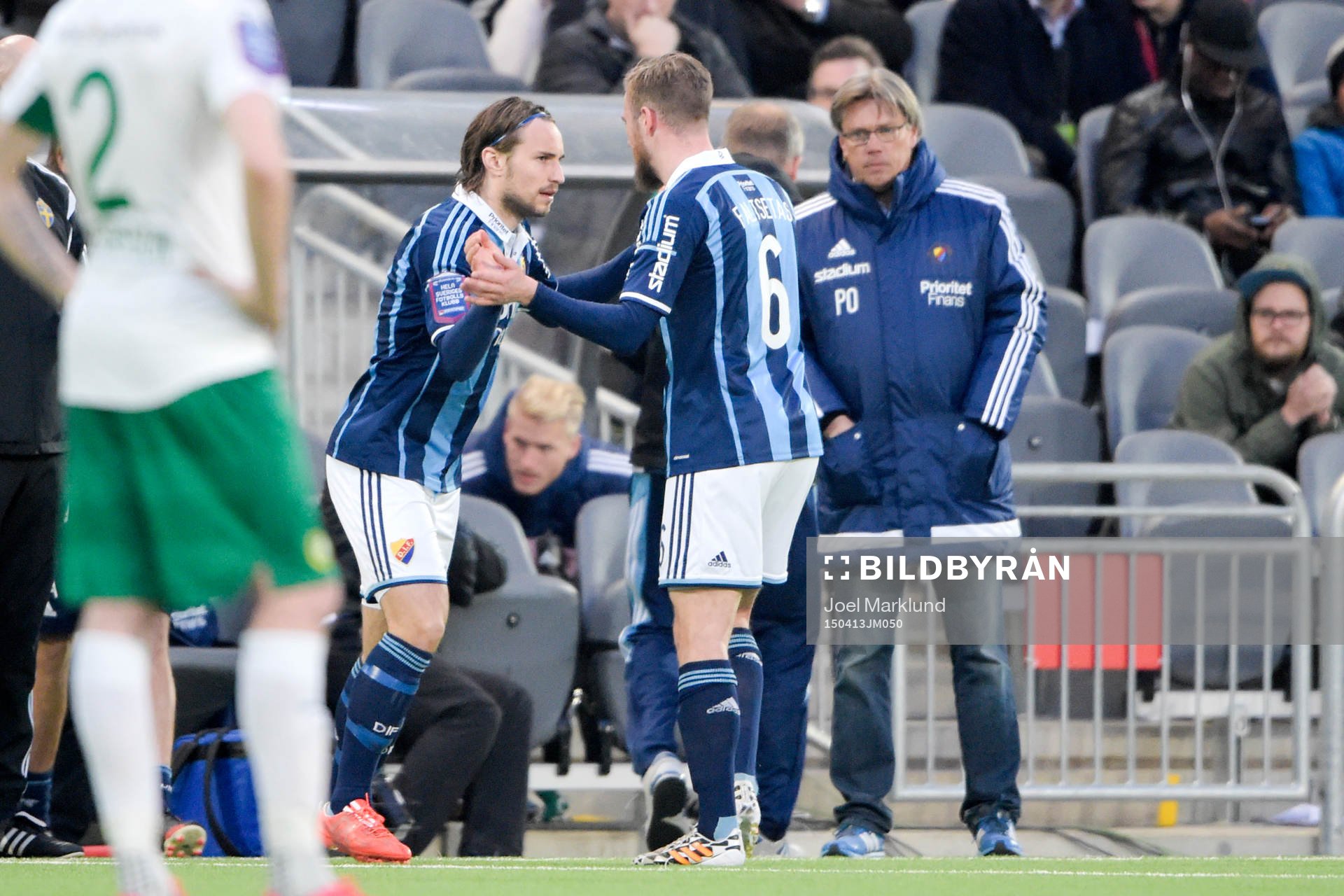 Djurgårdens Kevin Walker kommer in istället för skadade