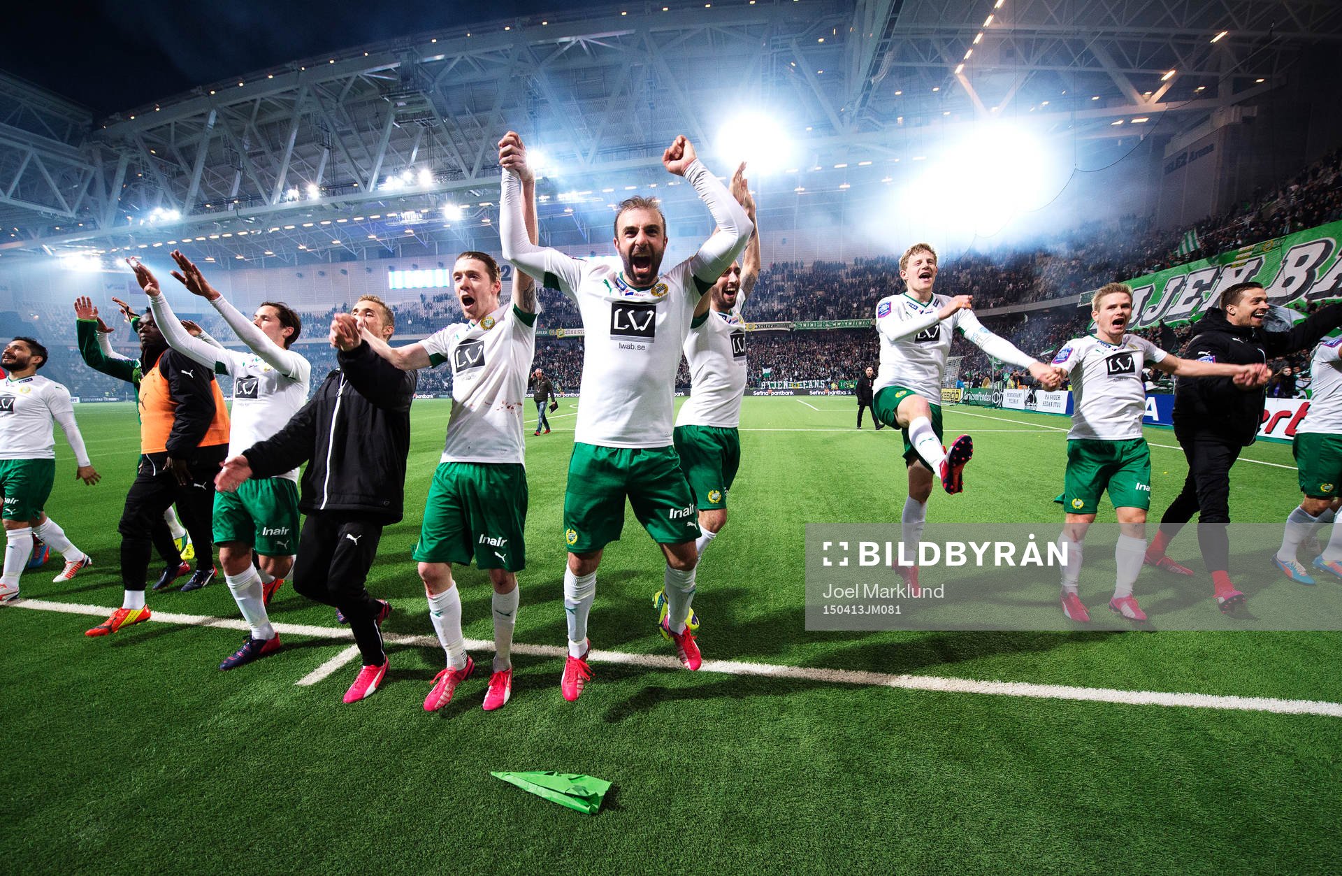 Hammarbys Kennedy Bakircioglu jublar