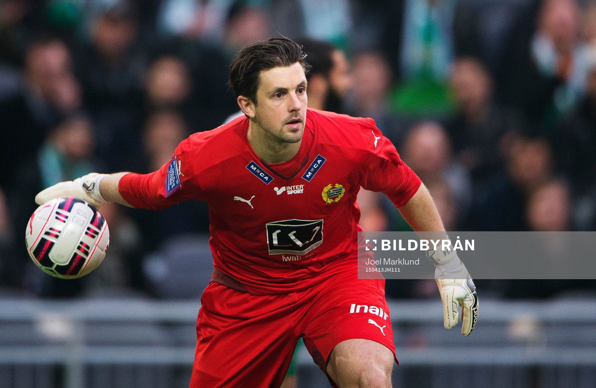 Hammarbys målvakt Johannes Hopf