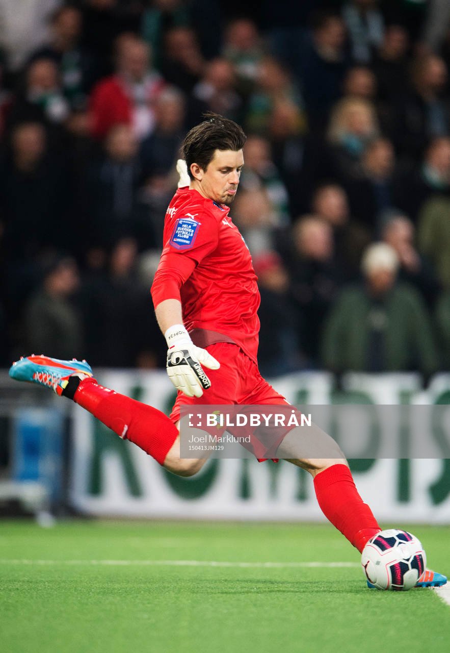 Hammarbys målvakt Johannes Hopf