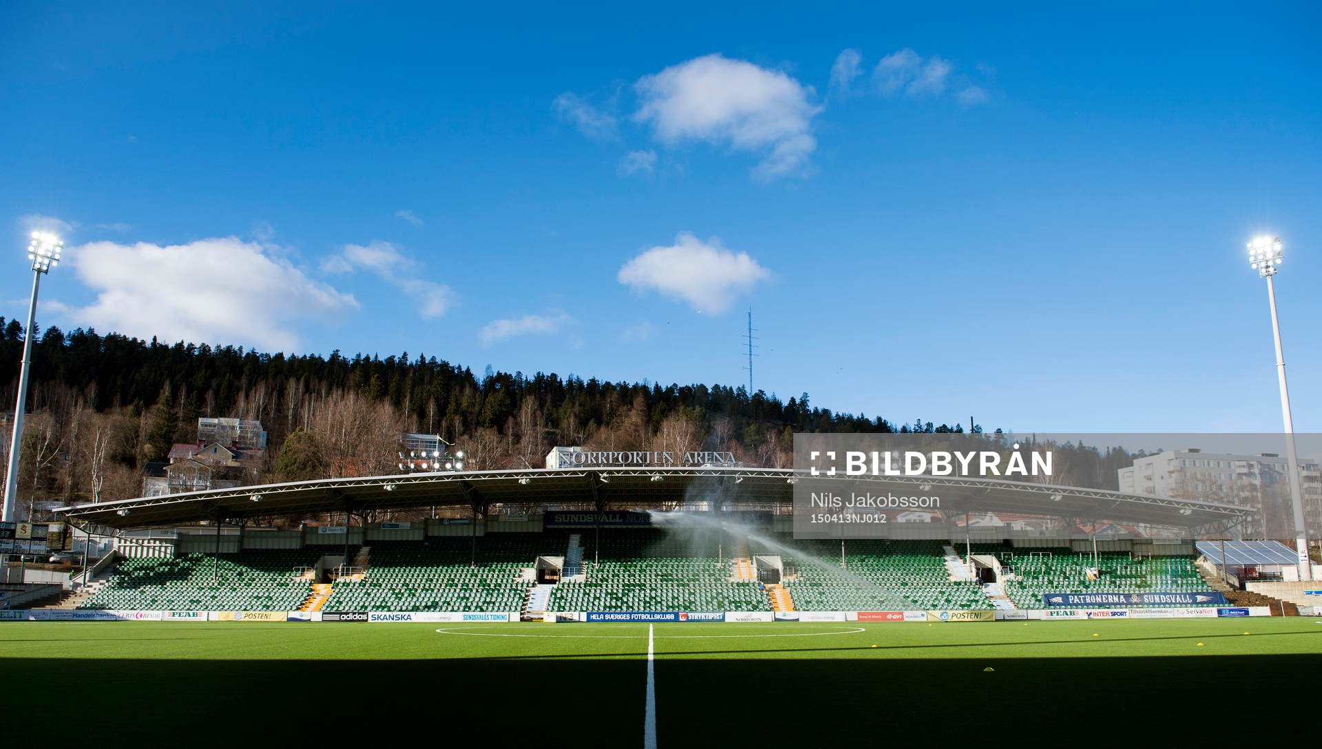 under fotbollsmatchen i Allsvenskan mellan GIF Sundsvall