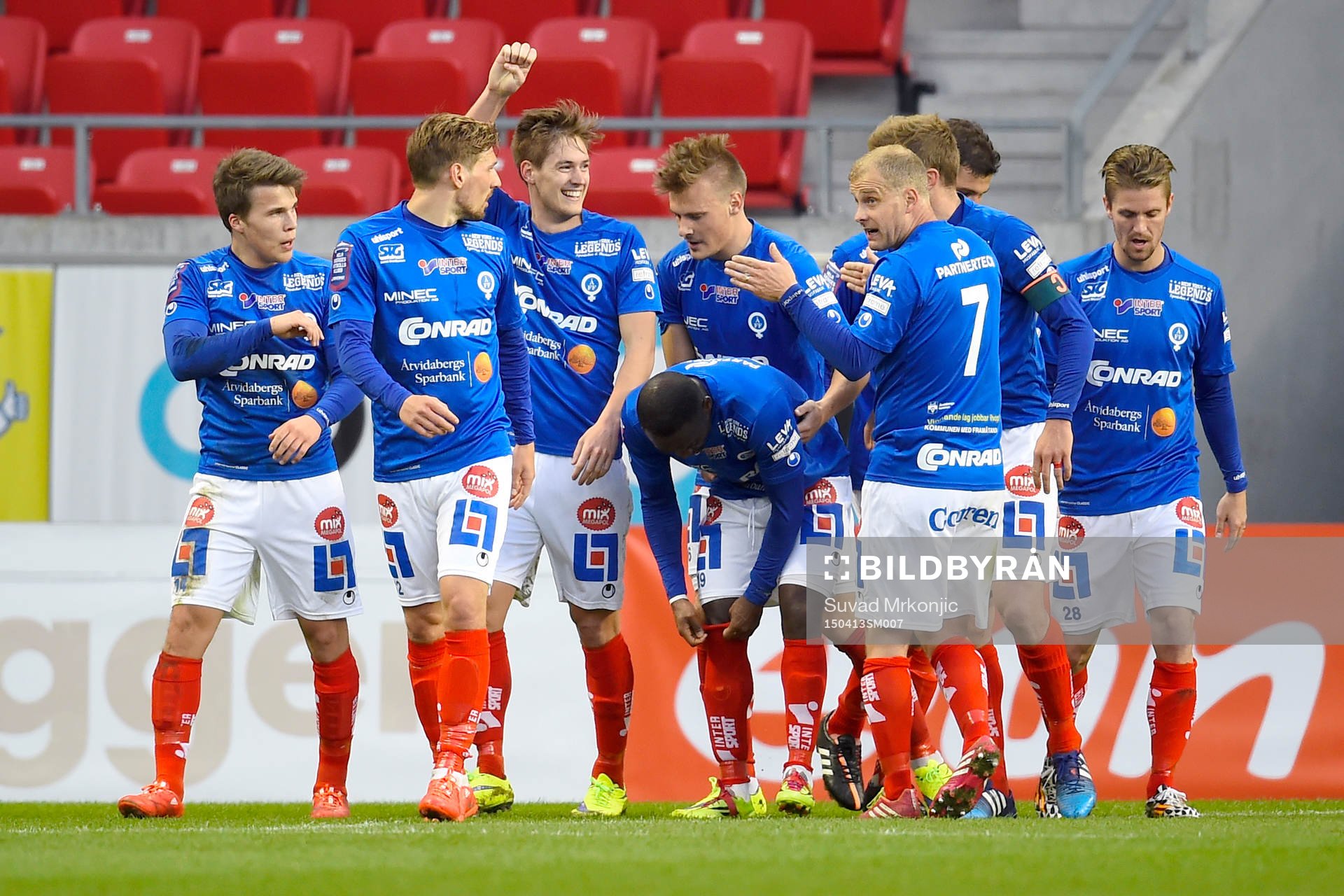 Åtvidabergs Victor Sköld jublar