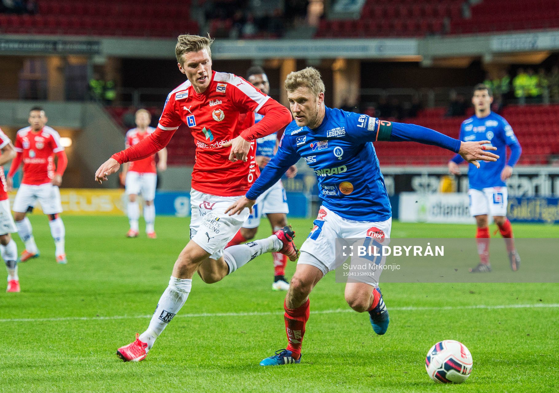 Kalmars Viktor Elm och Åtvidabergs Daniel Hallingström