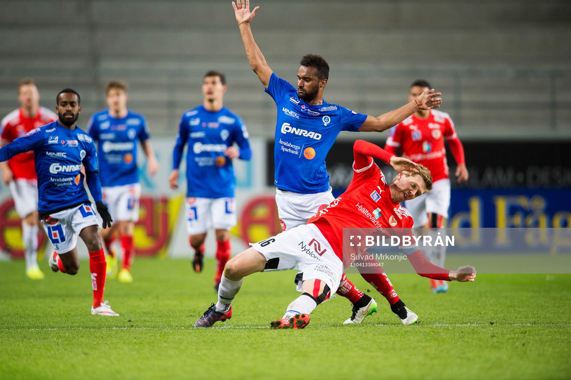 Kalmars David Elm och Åtvidabergs Alberis Sérgio Angelo