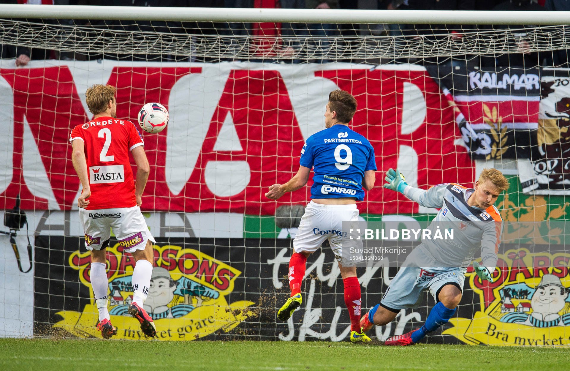 Åtvidabergs Victor Sköld gör 1-0 målet
