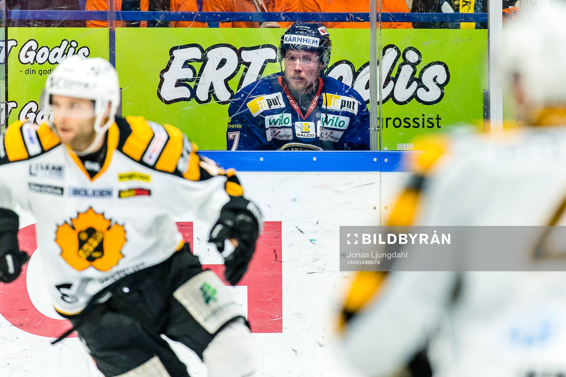 Växjös Alexander Johansson i utvisningsbåset