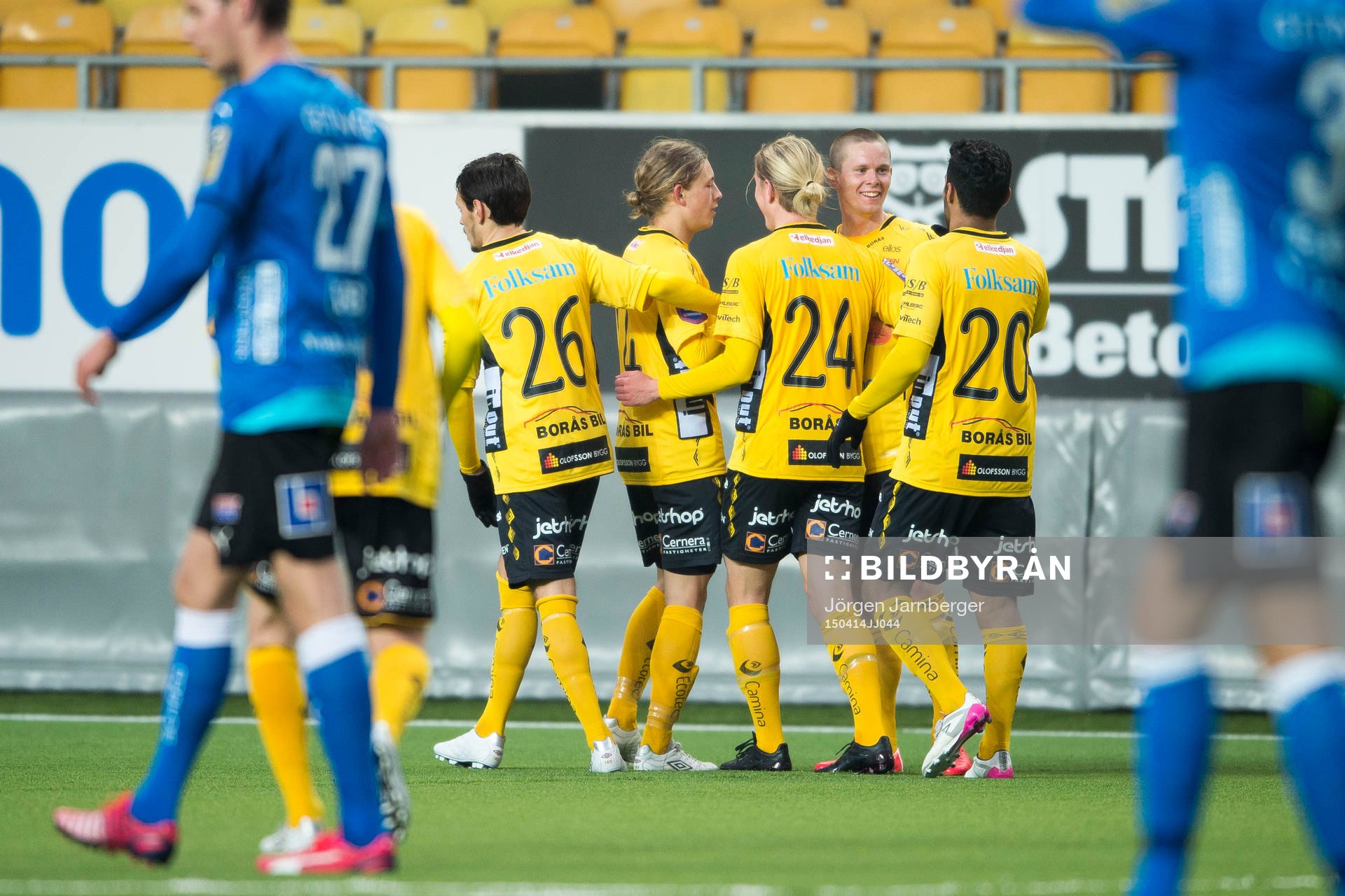 Elfsborgs spelare jublar