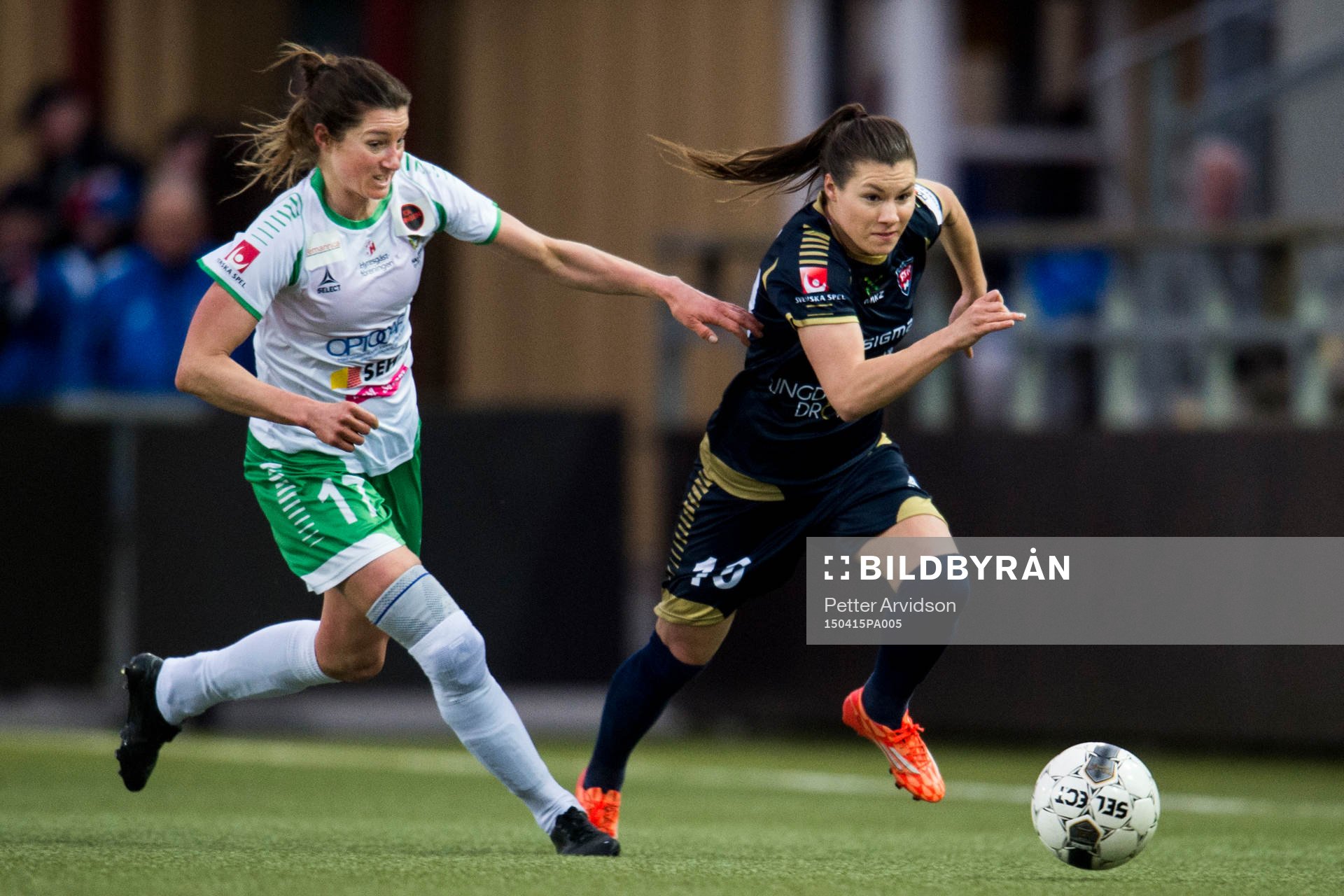 Hammarbys Madeleine Tegström och Rosengårds Ramona