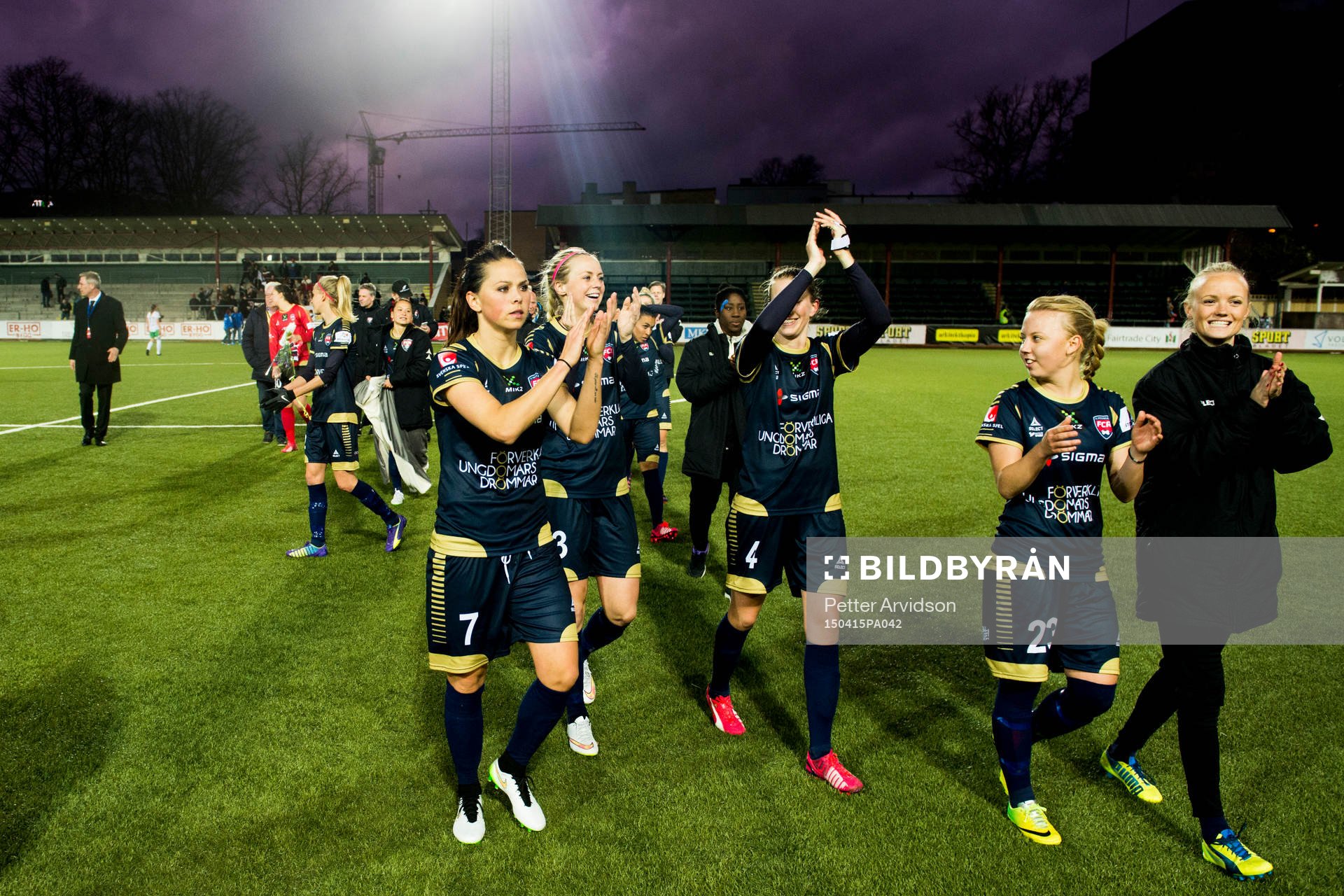Rosengårds Sara Björk Gunnarsdottir, Amanda Ilestedt,