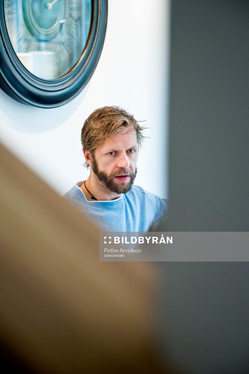 Hemma hos ishockeyspelaren Tomi Kallio