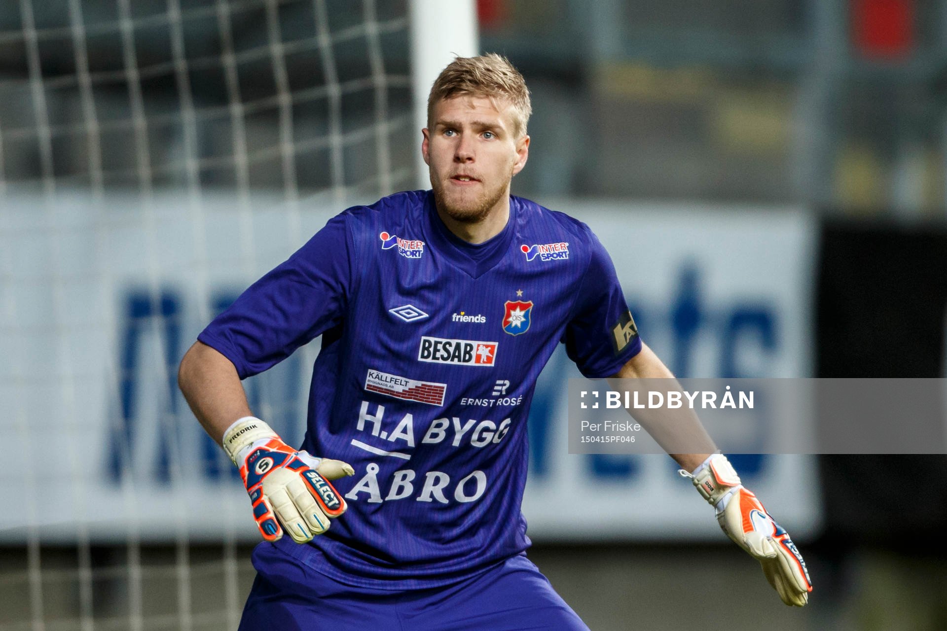 Örgrytes målvakt Fredrik Andersson