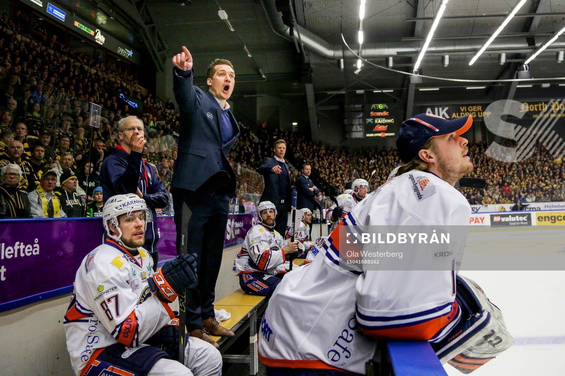 Växjös tränare Sam Hallam