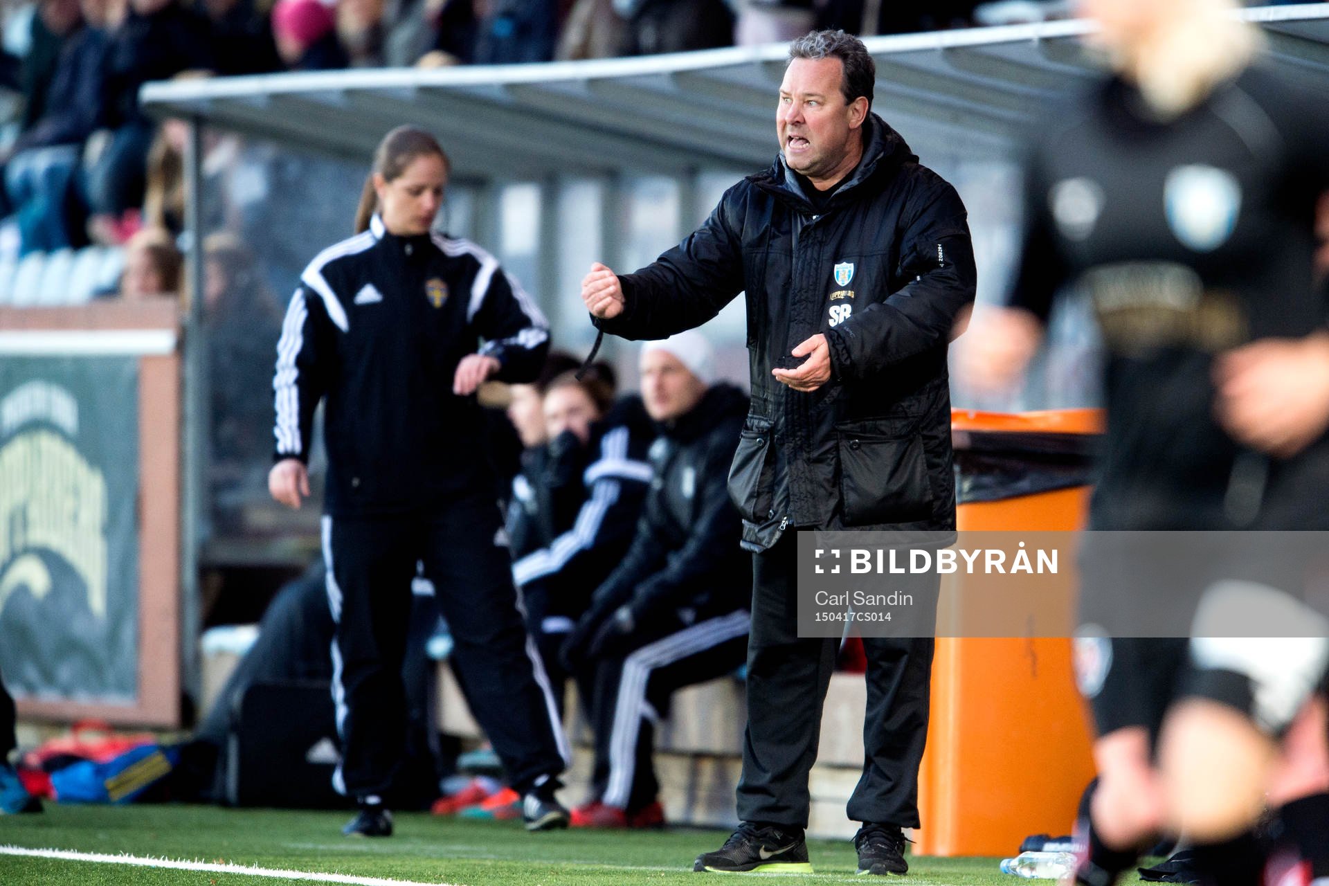 Göteborgs tränare Stefan Rehn reagerar