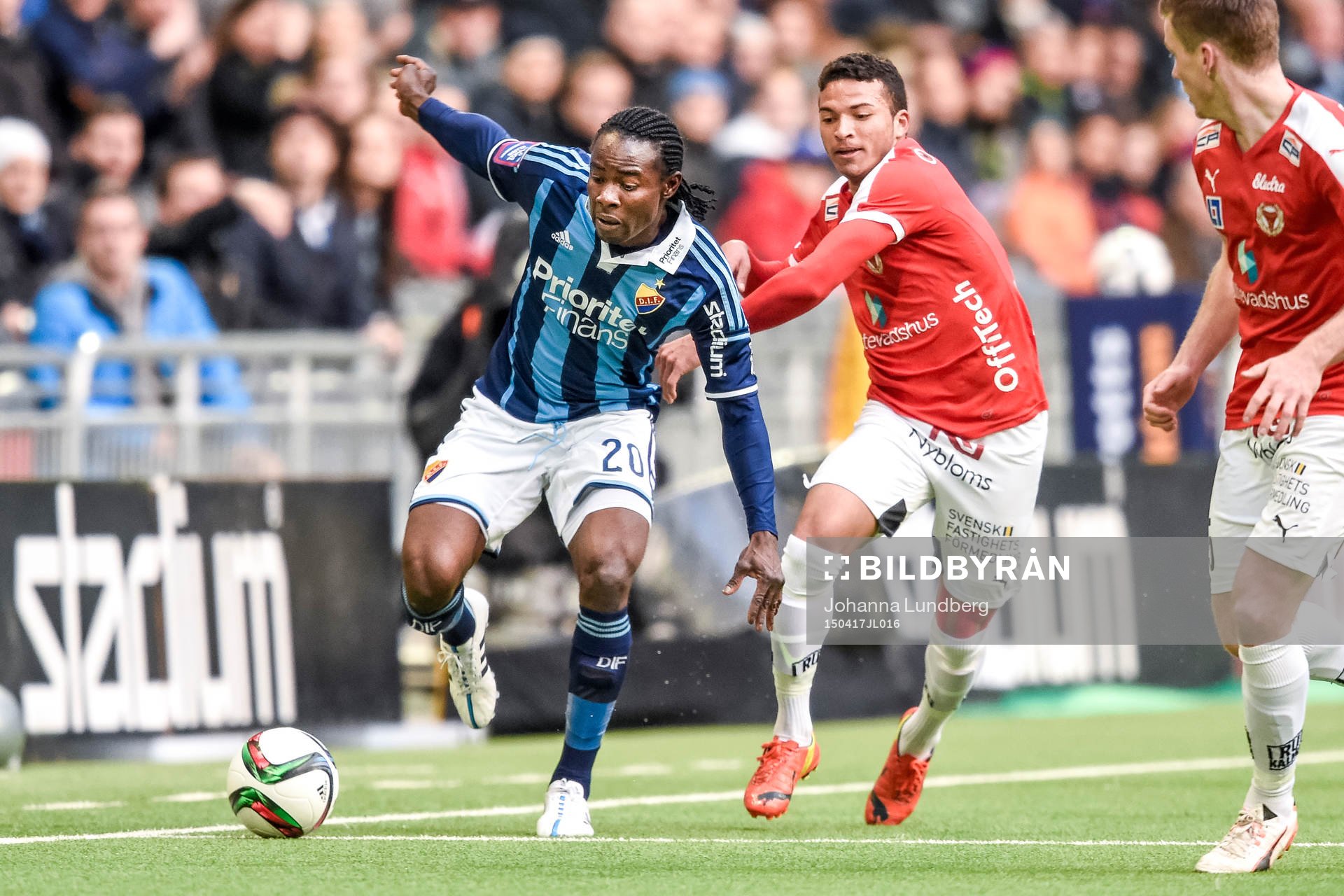 Djurgårdens Sam Johnson och Kalmars Ismael Silva Lima
