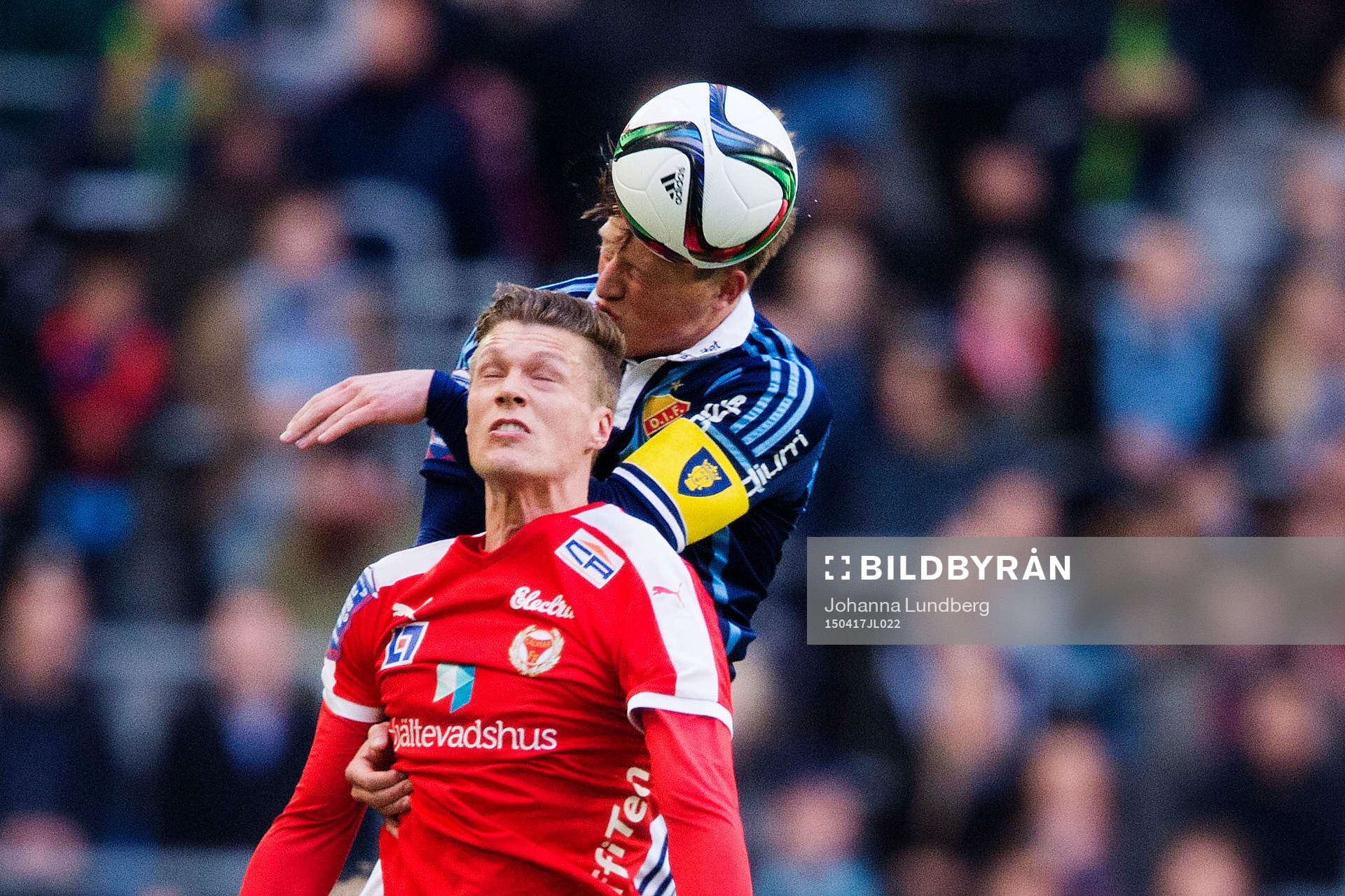 Kalmars Viktor Elm och Djurgårdens Emil Bergström