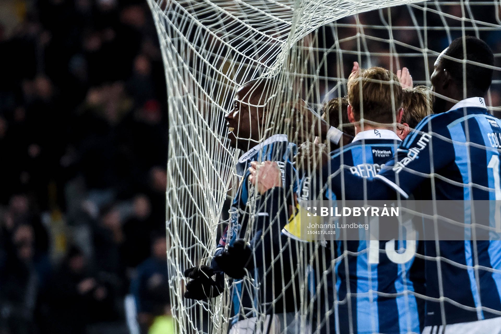 Djurgårdens Nyasha Mushekwi jublar