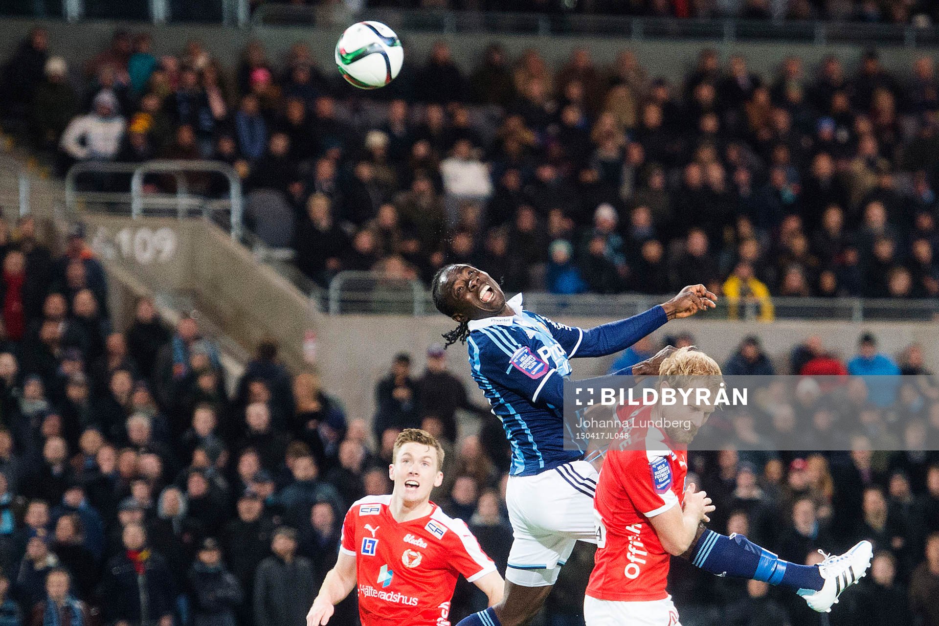 Djurgårdens Sam Johnson och Kalmars Markus Thorbjörnsson