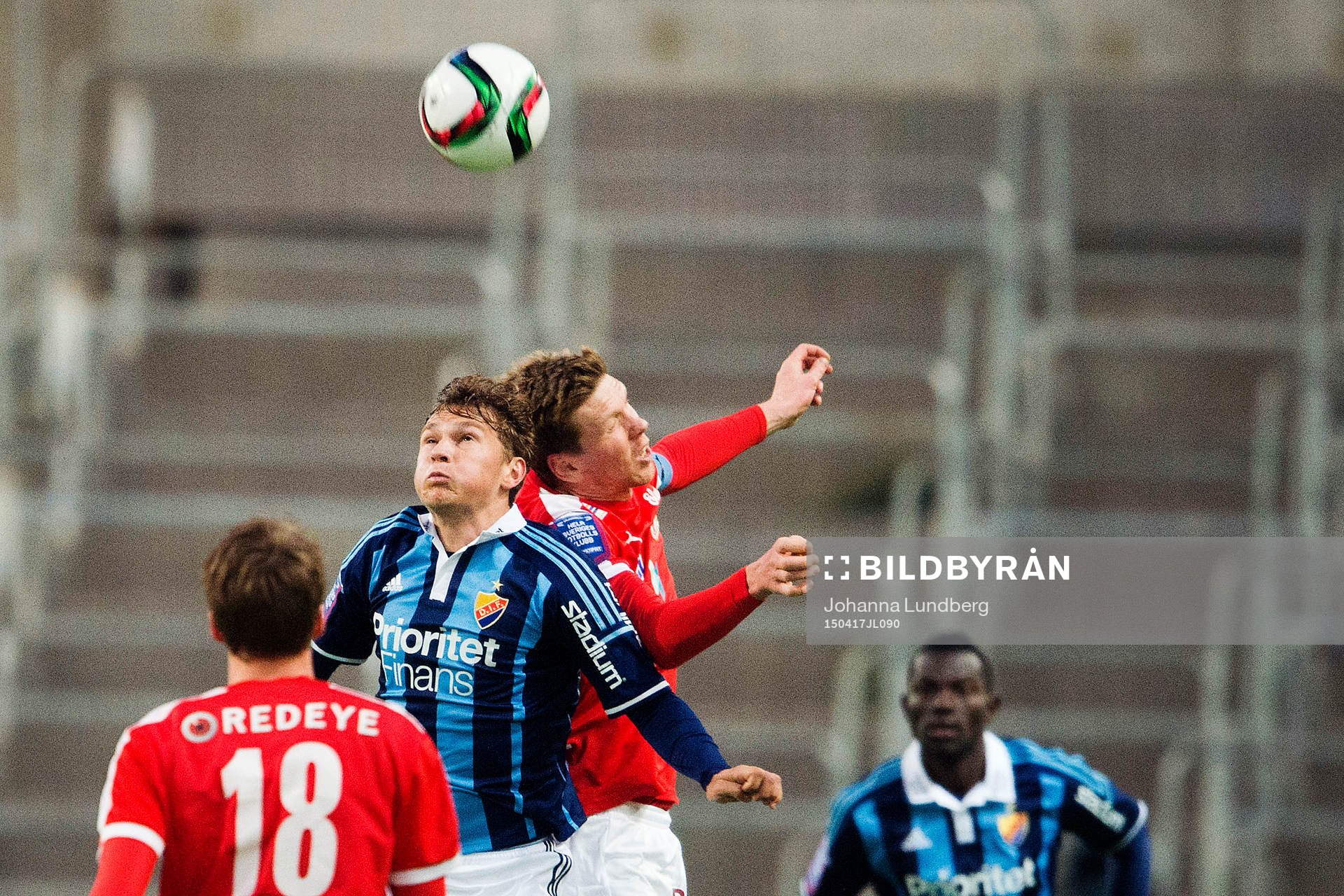 Djurgårdens Jesper Karlström och Kalmars David Elm