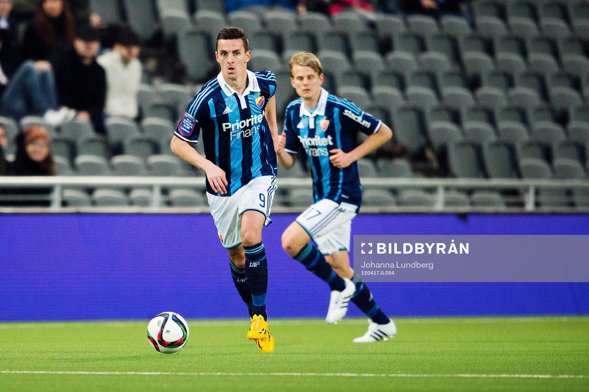 Djurgårdens Haris Radetinac och Tim Björkström