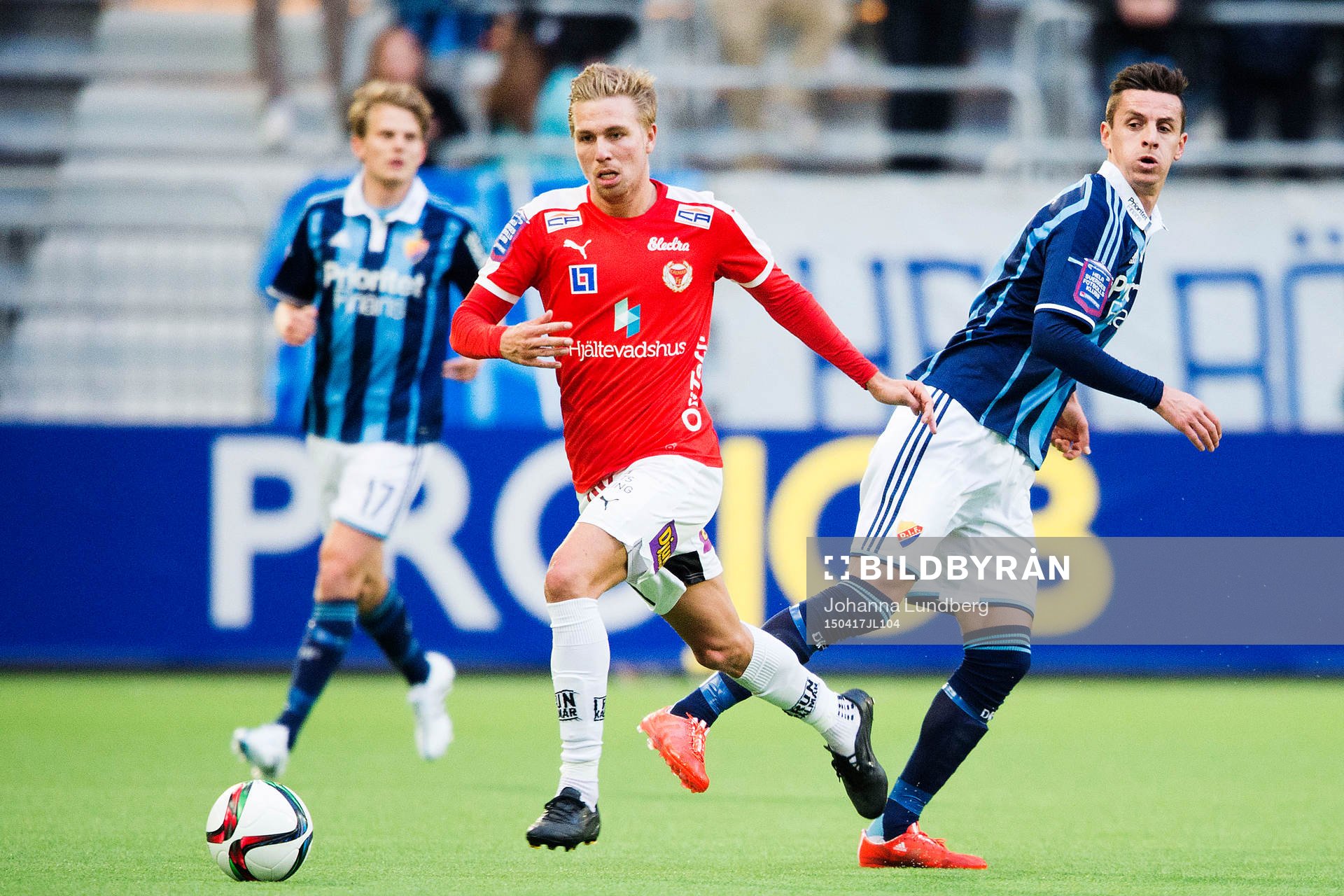 Kalmars Jonathan Ring och Djurgårdens Haris Radetinac