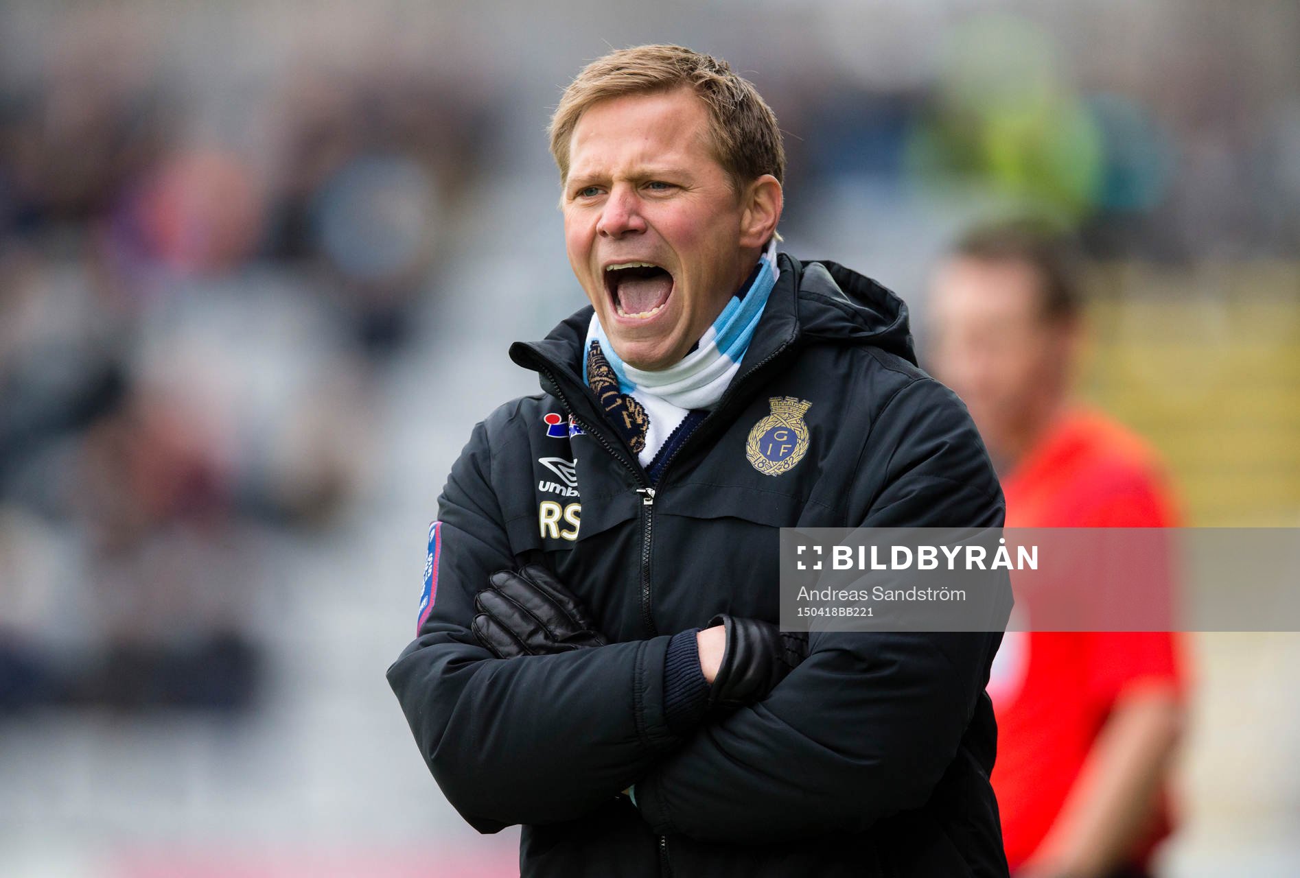 Gefles tränare Roger Sandberg reagerar