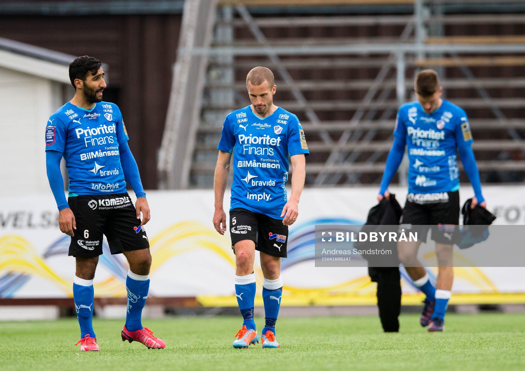 Halmstads Mohammed Ali Khan (v) och Christoffer Andersson
