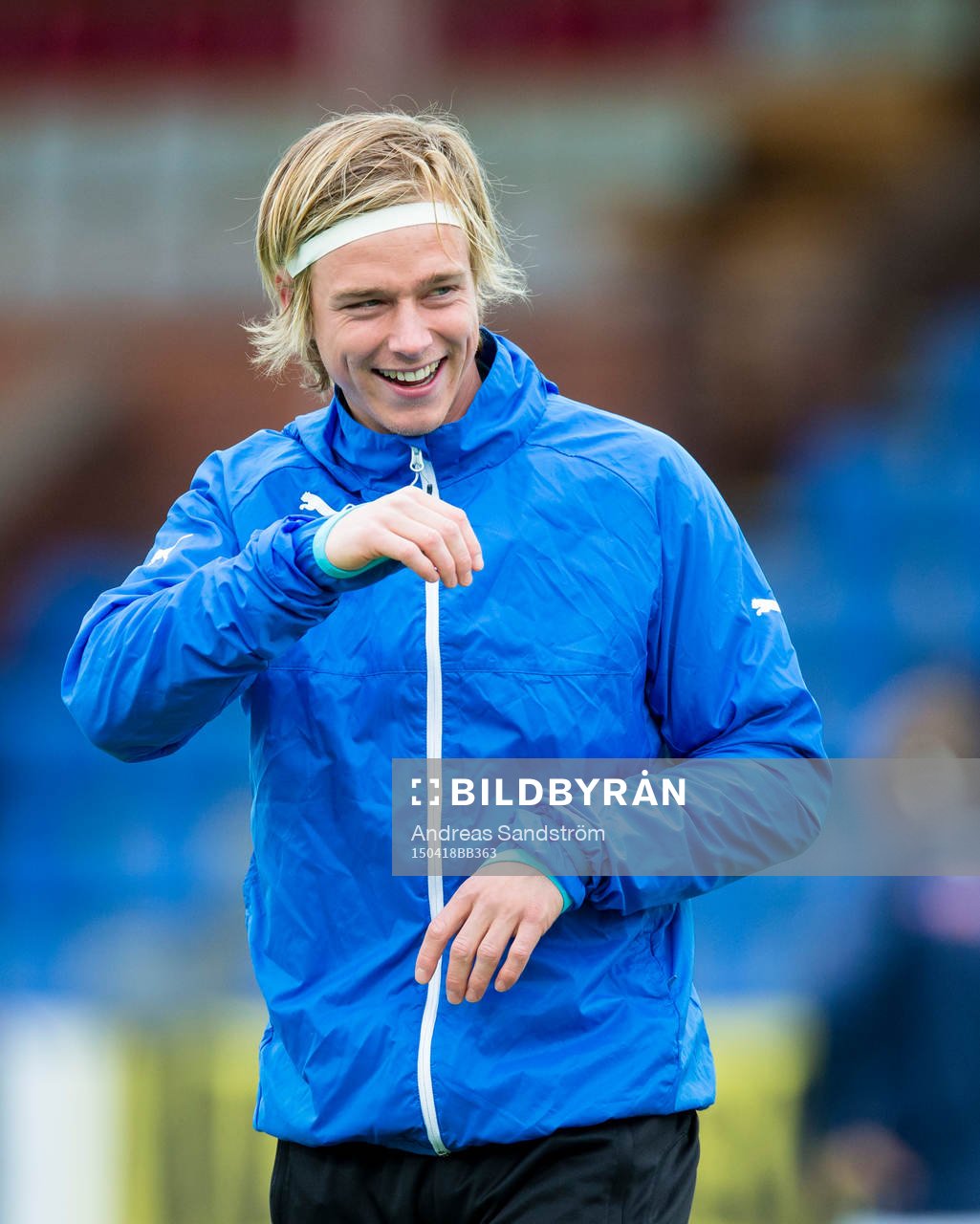 Halmstads Snorre Krogsgård ser glad ut